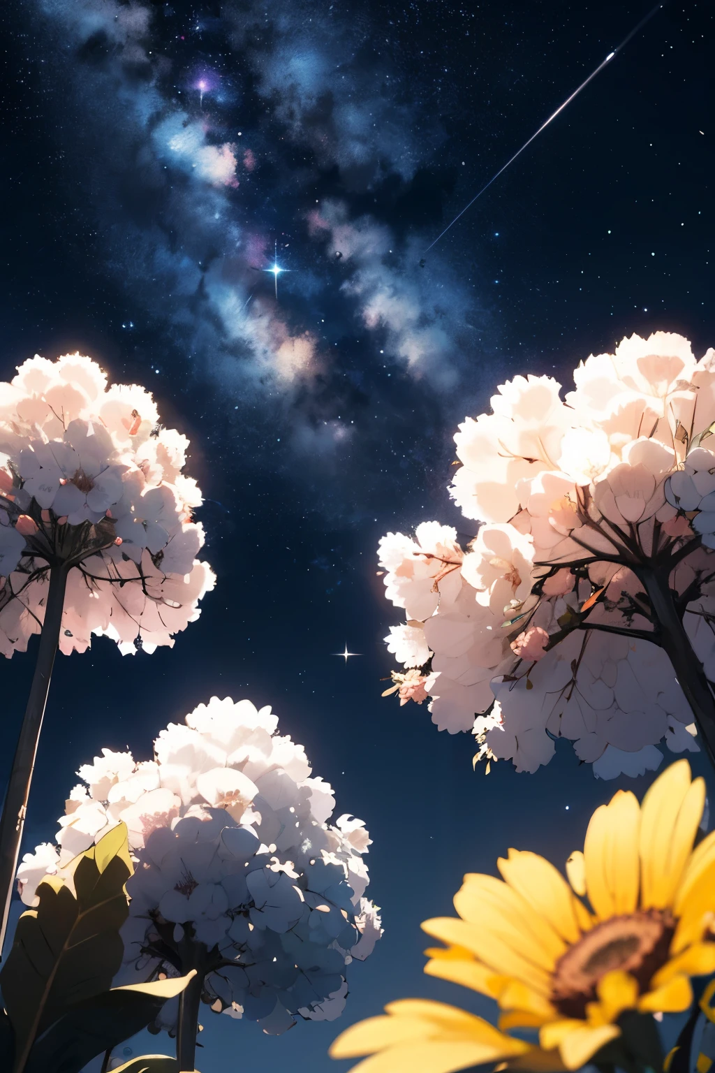 lila Sternenhimmel,lila Planeten,lila Sternenwolke,Weitblick,best quality,8K,depth of field,unglaublich。