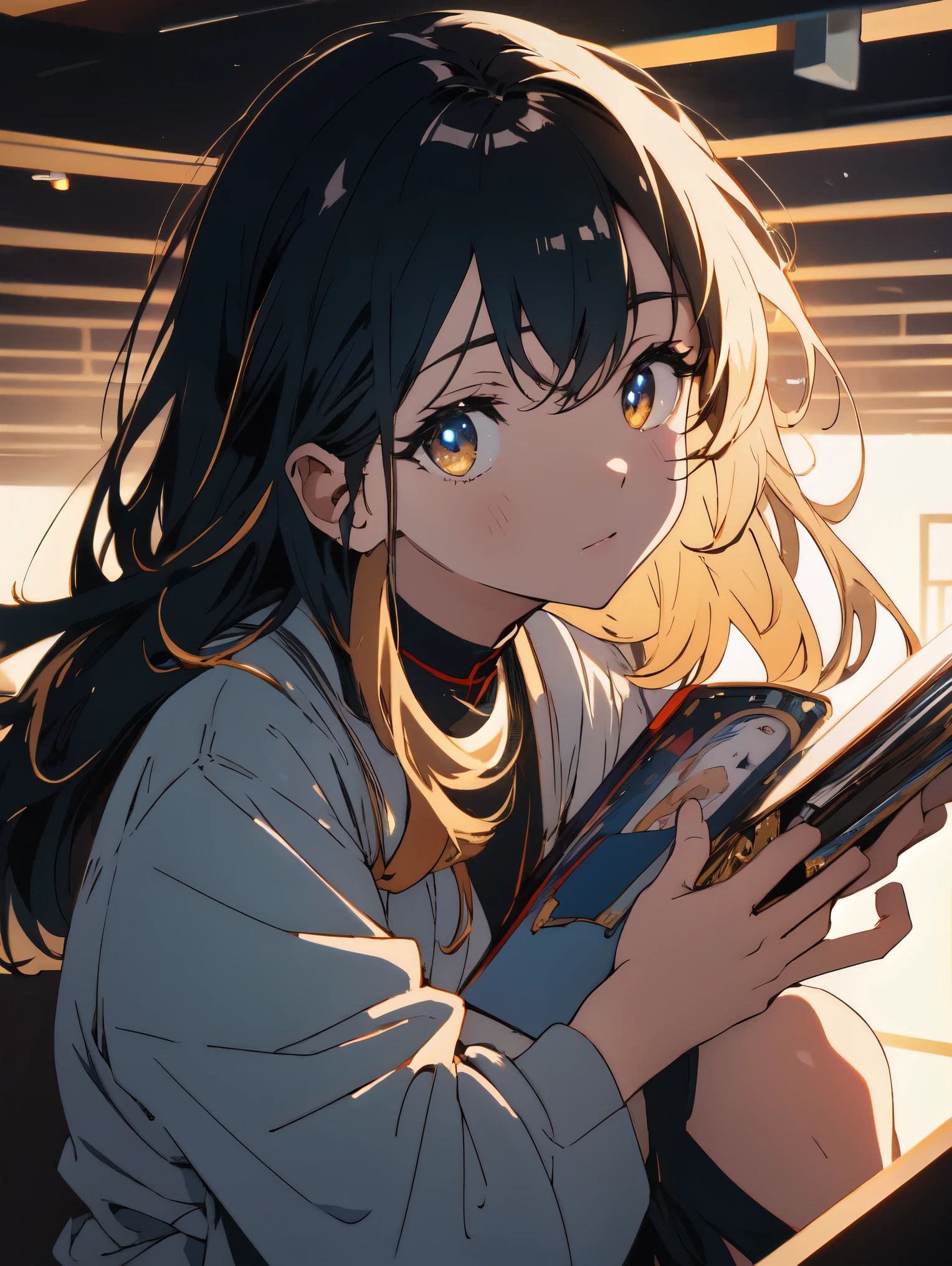 (highest quality、masterpiece、detailed)gojo Satoru 、(Shining eyes)beautiful anime
