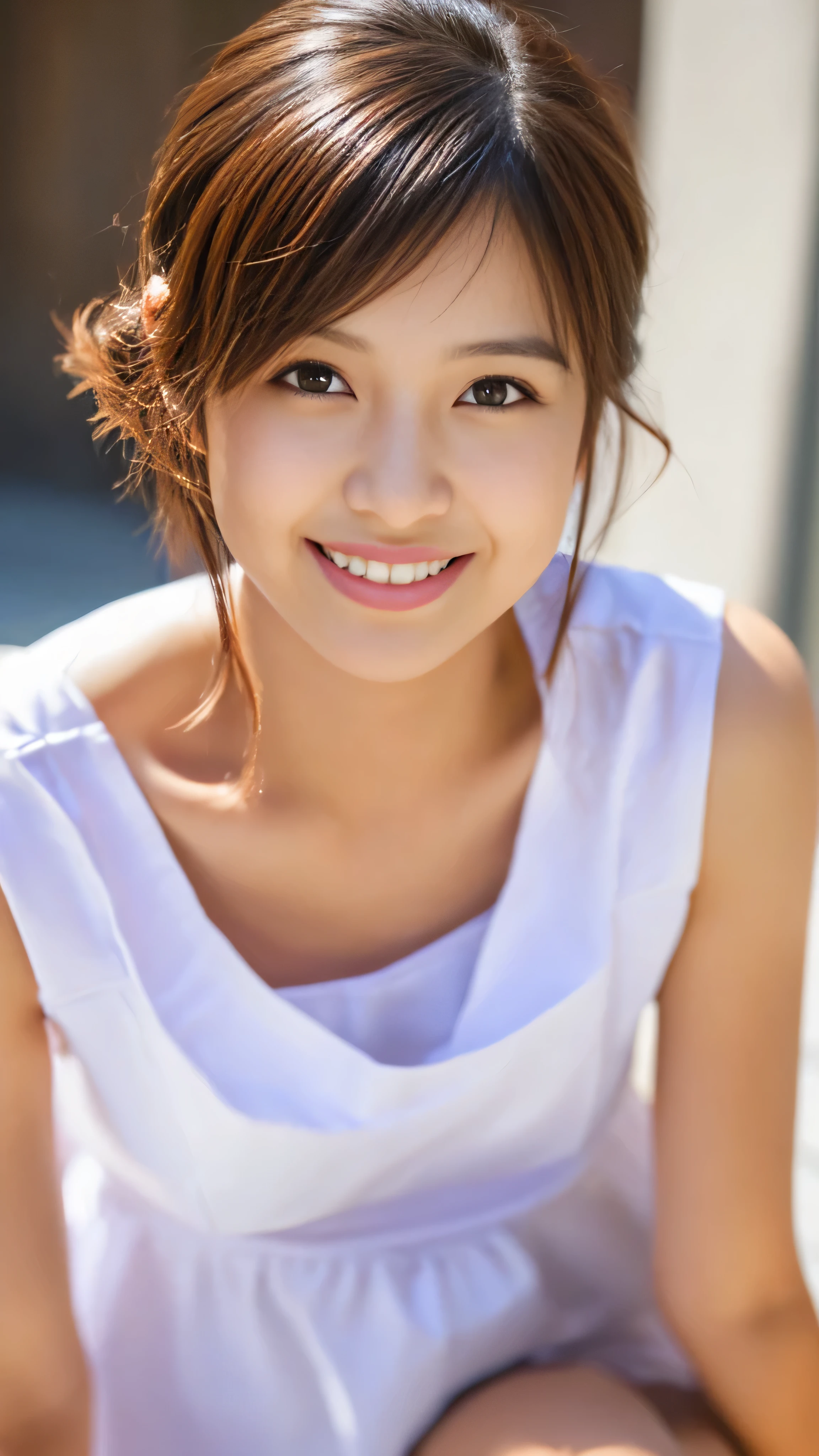 (32K:1.5), 1 girl,light smile,whole body,simple background,
masterpiece,4k,8k,(masterpiece,ultra high resolution:1.5),(masterpiece,realistic:1.5),masterpiece,fine eyes,masterpiece,detailed face, Perfectly balanced face, looking at camera