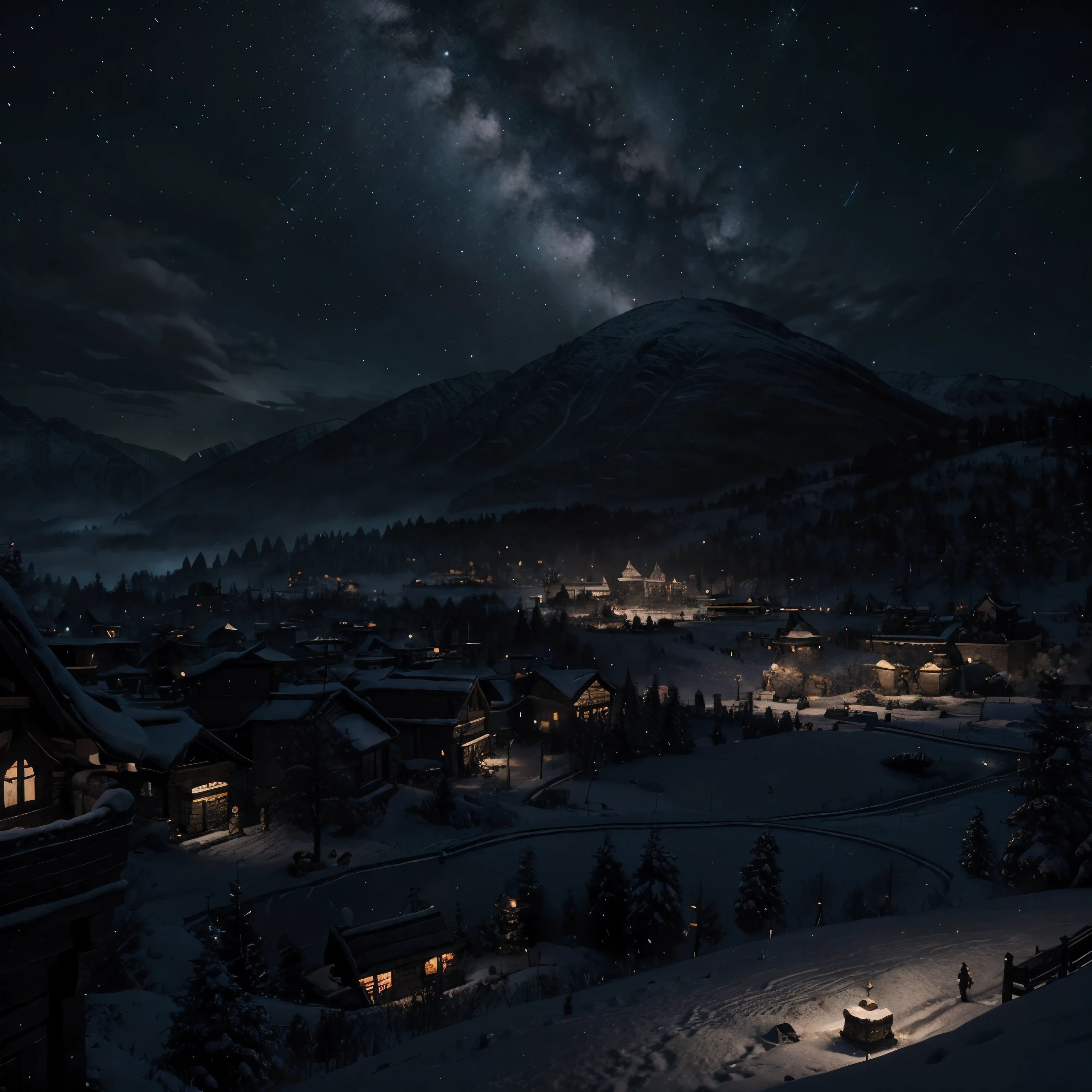 Windhelm,night,star,Realistic,The Elder Scrolls Online