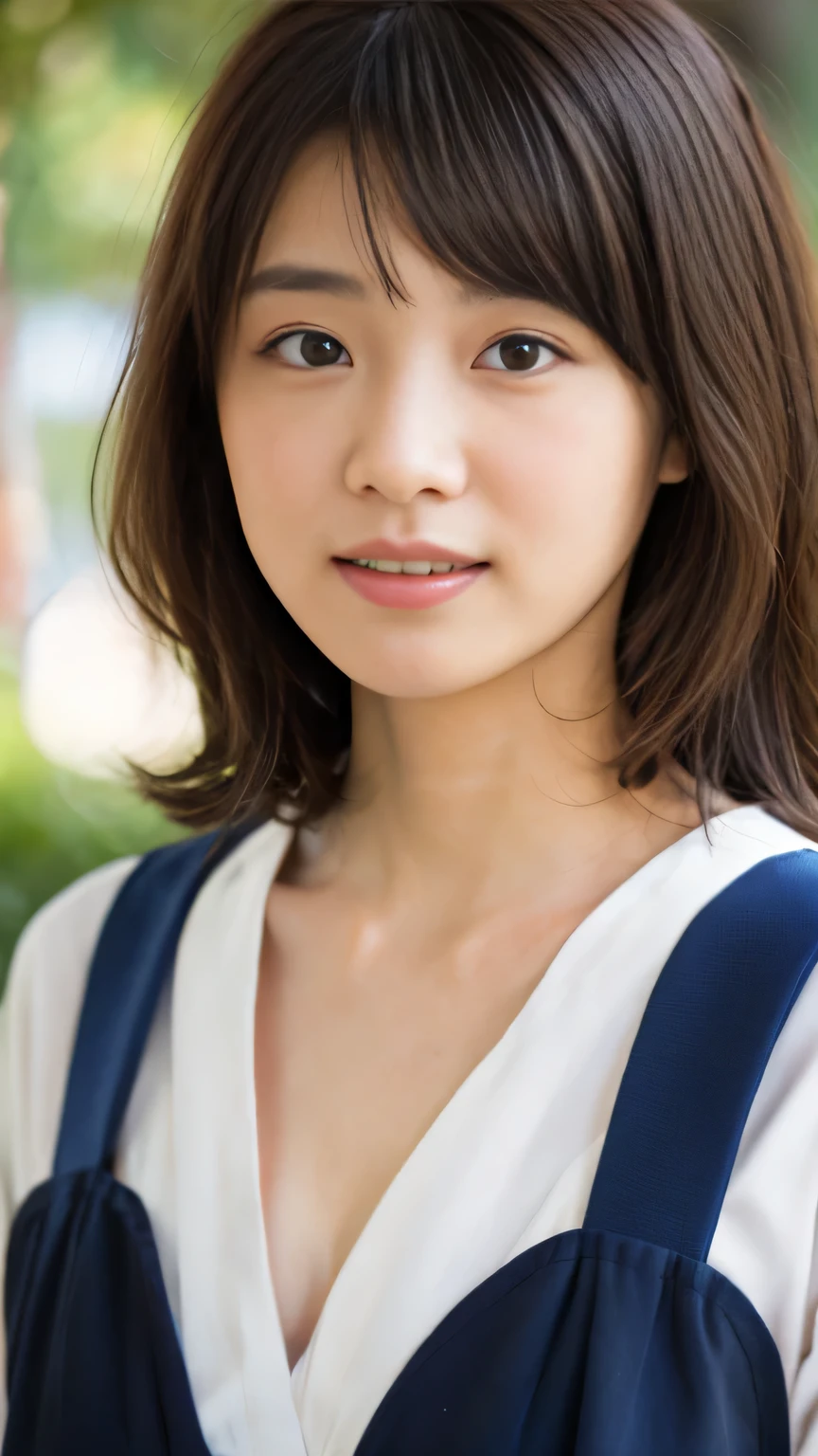 half-sleeved,　(masterpiece, highest quality:1.2), 8K, official art, RAW photo, incredibly absurd, ( sailor suit), beautiful 1girl, 18-year-old、cute face, arch back, (navy pleated skirt:1.1), ,, , short sleeve, gardenia, violaces, 、、looking at the viewer, film grain, chromatic aberration, sharp focus, face light, dynamic lighting, cinematic lighting, detailed eyes and face, background bokeh, 、、one girl、blush、look at the viewer、(huge breasts:1.2)、wet hair、shiny hair、wet face、wet skin、wet body、wet costume、、、Depth of bounds written、pointed red mouth、red mouth,clavicle、beautiful fingers、、cute wet face、Wet clothes that stick to your chest、Wet and see-through clothes、short hairstyle、, the abdomen is visible,cleavage is visible, anatomically accurate body,