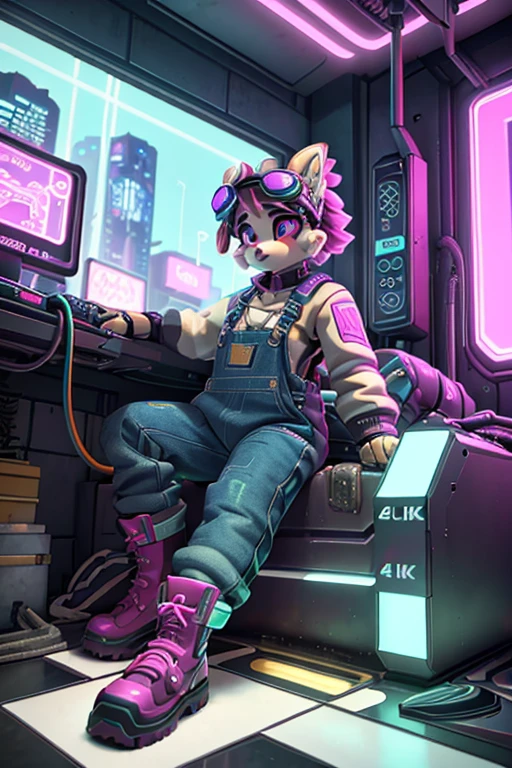 (highest quality, 4k, masterpiece :1.3), 1 girl, (vaporpunk), scenery, vaporpunk room engine, engine repair, gear, gear, vapor, boots, overalls, goggles, dirty face, Shown from the chest upwards, mechanical, There&#39;s oil on the floor, dirty floor、plaster