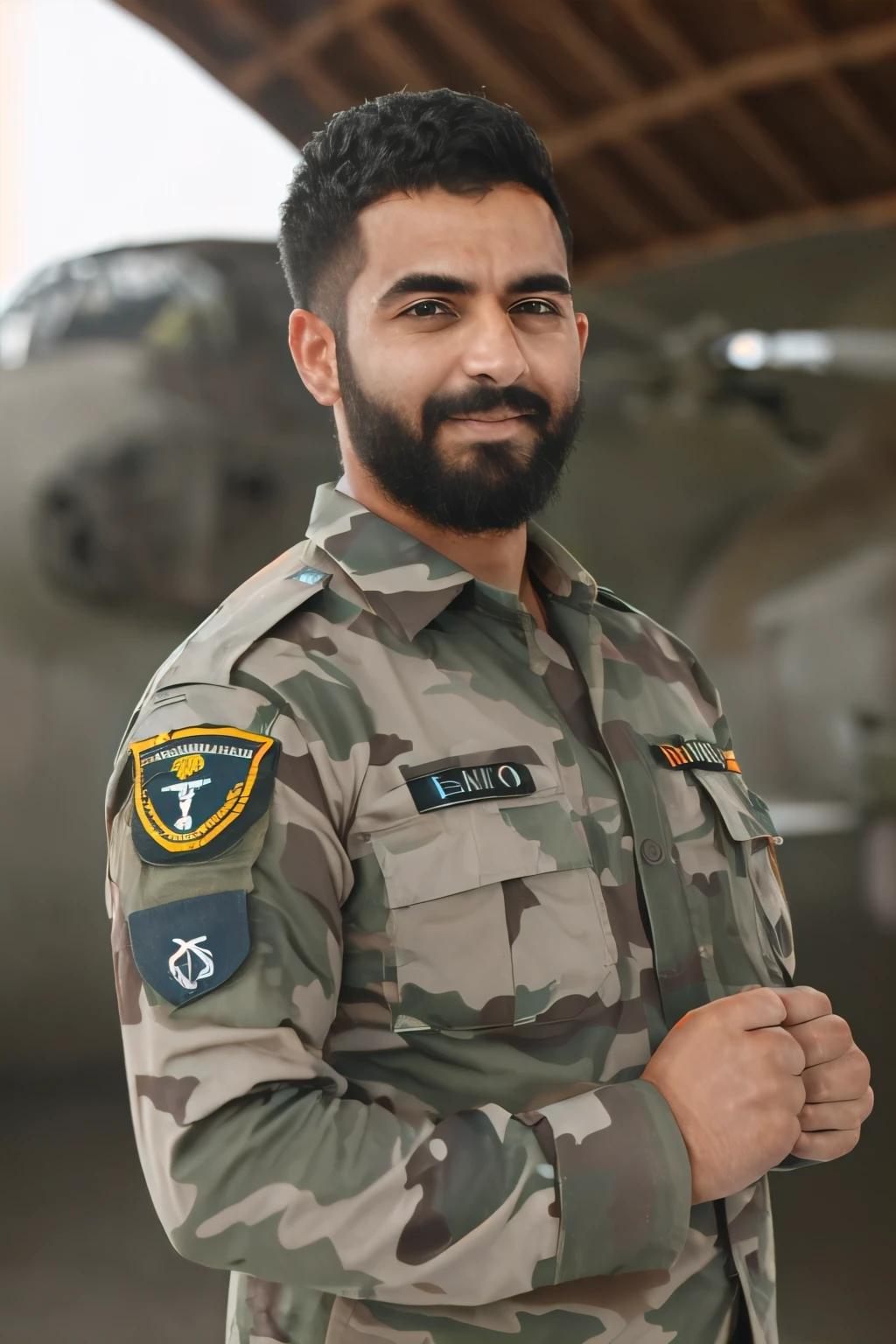 Handsome guy in Indian navy uniform with hazel eyes and sharp jawline full pic having sharp nose and hunter eyes 