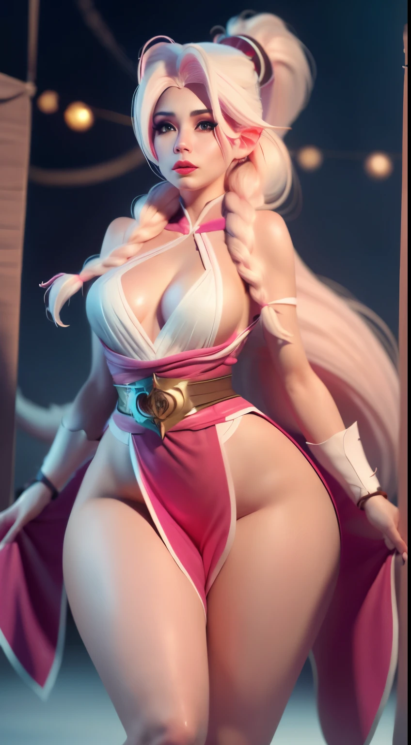 Elfgirl (rose quartz SU-Elsa frozen Disney Tinker waifu mezclando modelos .) (ultra FUSION of white and pink hair) Highly detailed CG unity 8k wallpaper, style shot, complex, high detail, dramatic, highest quality movie still image, very detailed, masterpiece, best quality, character design, Elsa, Elsa from Frozen,Fusion Pink Diamond (( Dark style)), realistic ultra-detailed rendering style, natural light, sharp character design, (hard focus, 8k), (((natural skin texture))), 8k textures, soft cinematic lighting, adobe lightroom, dark room, hdr, Sophisticated, Elegant, Rich Detail, Sharp Focuilm Look) )), Soothing Tones, Detail Frenzy, Intricate Detail, Super Detail, Low Contrast, Soft Film Lighting, Dull Colors, Exposure Blending, HDR, Fade, 35mm, f/1.4, ISO64, f16, 25 sec.