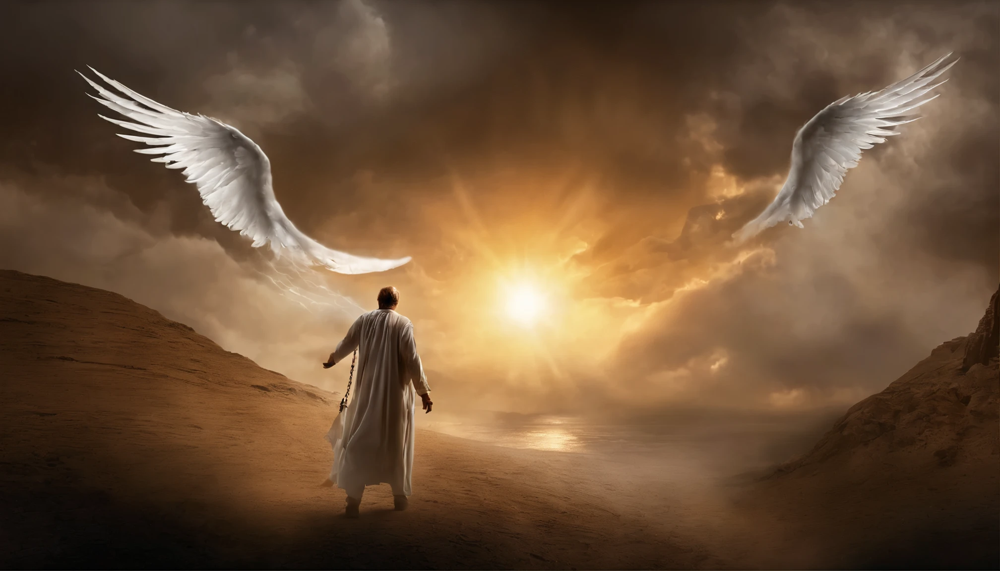 uma imagem do anjo Miguel Arcanjo, com uma espada no inferno, Anjo no inferno, arcanjo, Angels vs Demons, angel watching demon, Anjos e Demonios, anjo protegendo o homem, Arcanjo Miguel, O Anjo da Morte, Battle between Anjos e Demonios, anjo super largo, epic angel wings, angels protecting a praying man, necessidade humana anjo da morte. ((imagem epica)), ((alta qualidade)), olhos claros brilhantes, Biomechanics, estranho, assustador, Pesadelo, cores muito brilhantes, light particles, com luz brilhante, Mshiff, Arte do papel de parede, Papel de parede UHD, Arcanjo olhos claros brilhantes, Biomechanics, estranho, assustador, Pesadelo, cores muito brilhantes, light particles, com luz brilhante, Mshiff, Arte do papel de parede, Papel de parede UHD