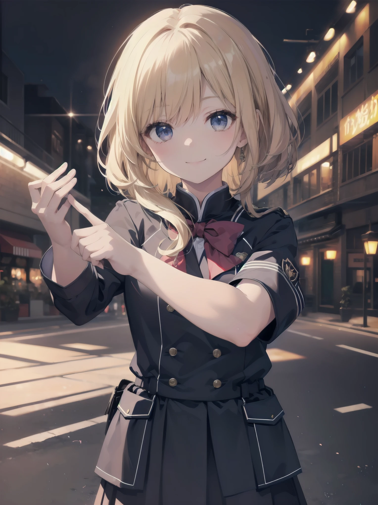 Enhanced dynamic perspective，cute cute beautiful girl，brand JK uniform，look at me and smile，simple background，works of masters，high quality，16K resolution，super fine，Accurate，cinematic lighting，