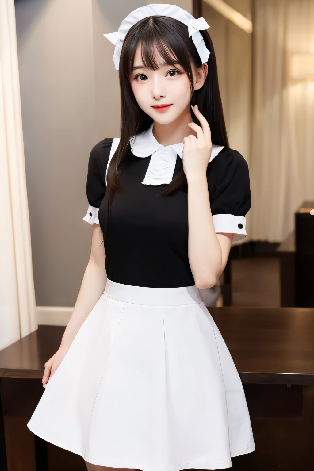 Girl, Lady, Fluttery Skirt, Whole Body, Baby Face, Lolita, Furifuri, Maid