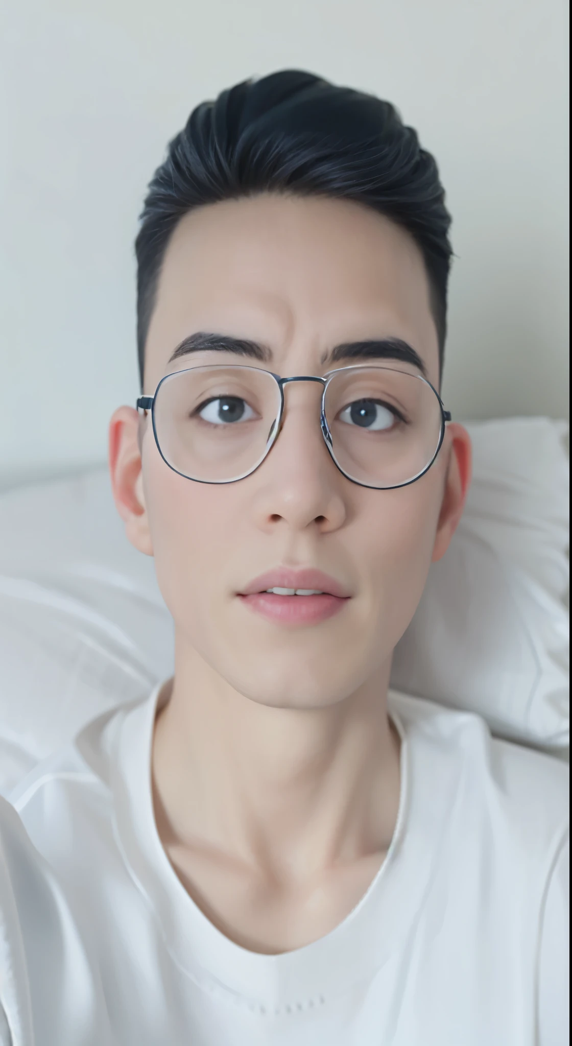 Arafad man wearing glasses lying on bed with white pillow, yanjun chengt, Xintong Chen, Hong Junheng, Avatar profile picture, wenjun lin, xision wu, jinyiwei, yihao ren, zeng fanzh, qifeng lin, Leng Jun, Zheng Zhongyuan, Liang Xing, longque chen