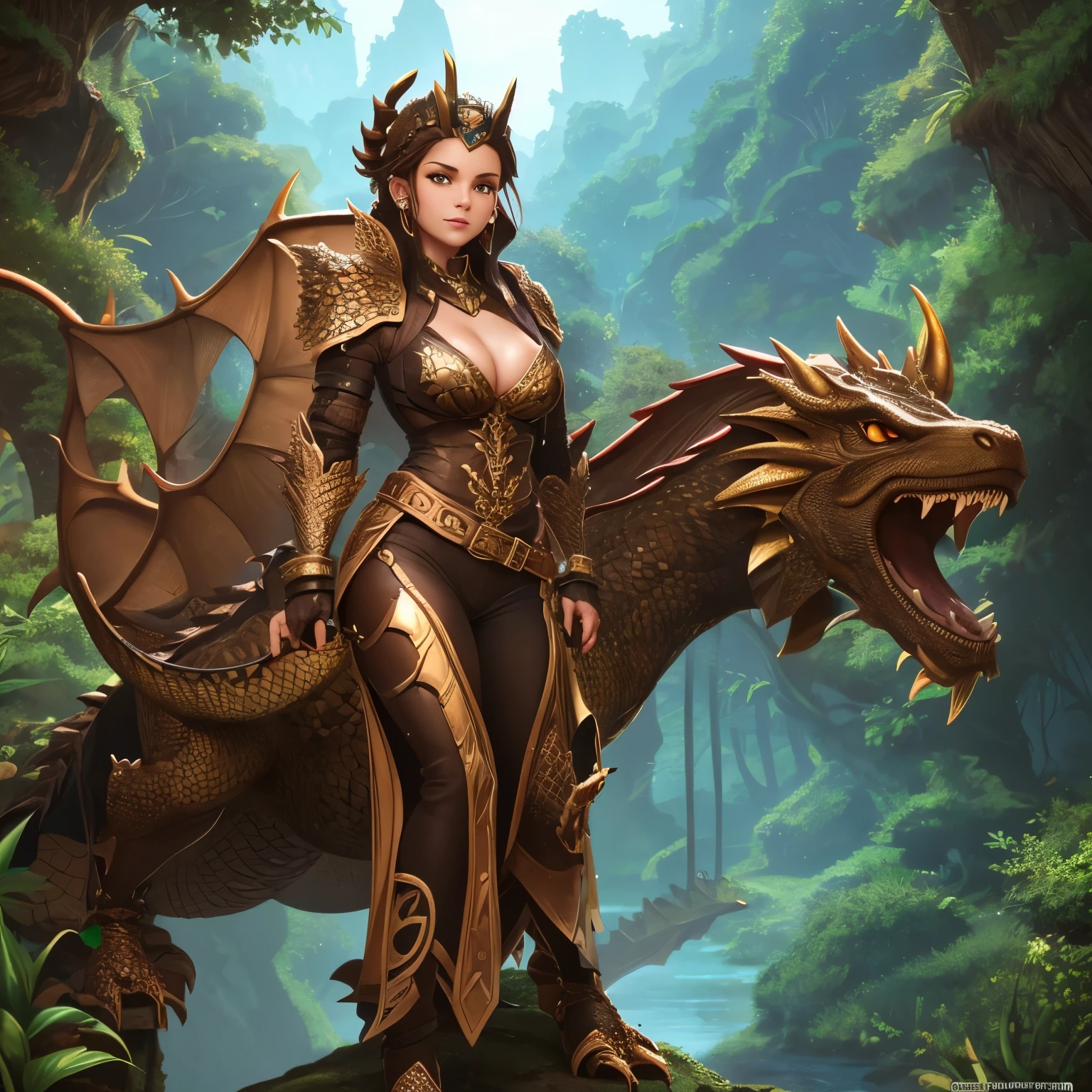 bronze dragon girl