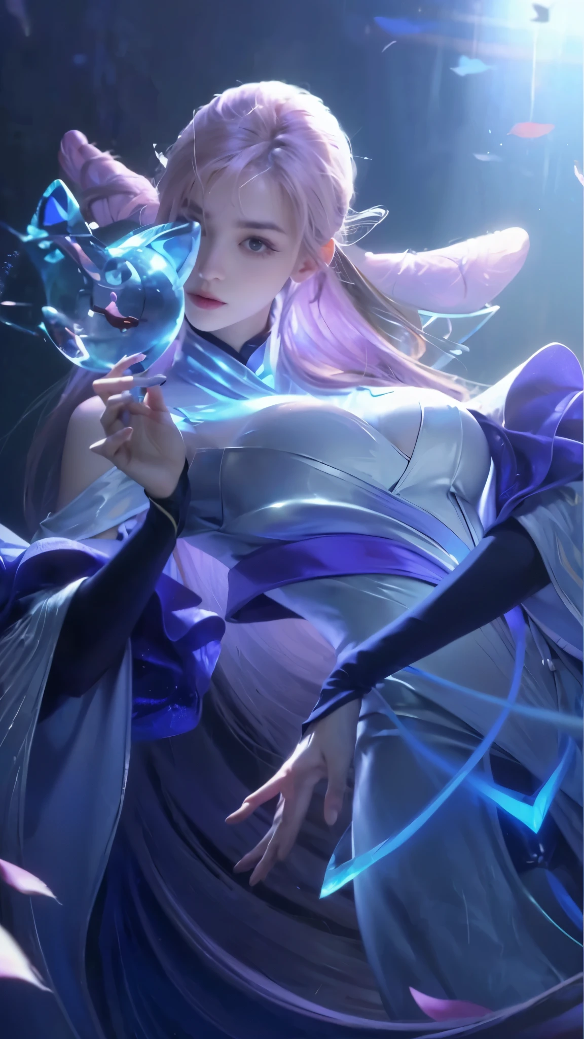 (max resolution: 1.2), (Ultra HDTV: 1.2), 8K resolution, Eye and skin details, detailed facial features, , (Sharp focus: 1.2), (Focus focus) facial expressions: 1.2), 1 Girl, (Long hair), Looking towards the viewer