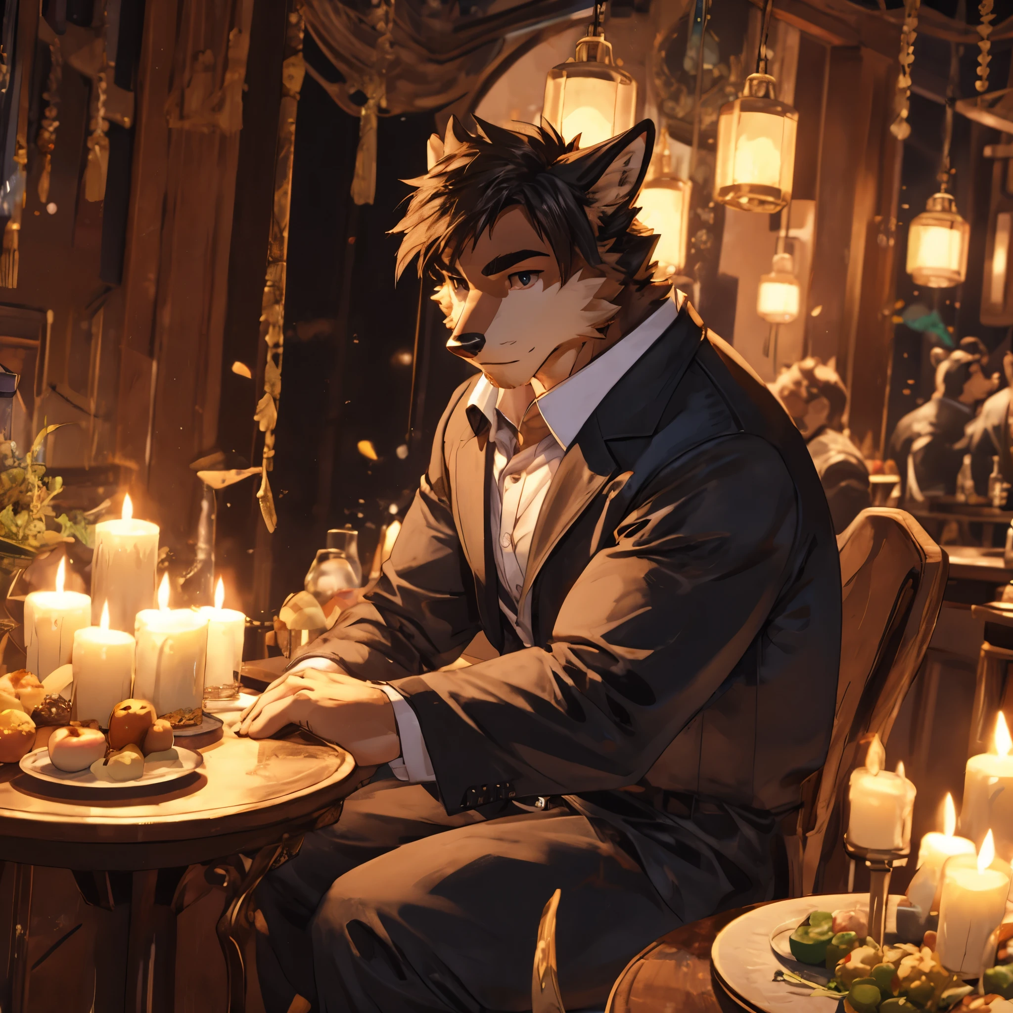 Furry suit sit down