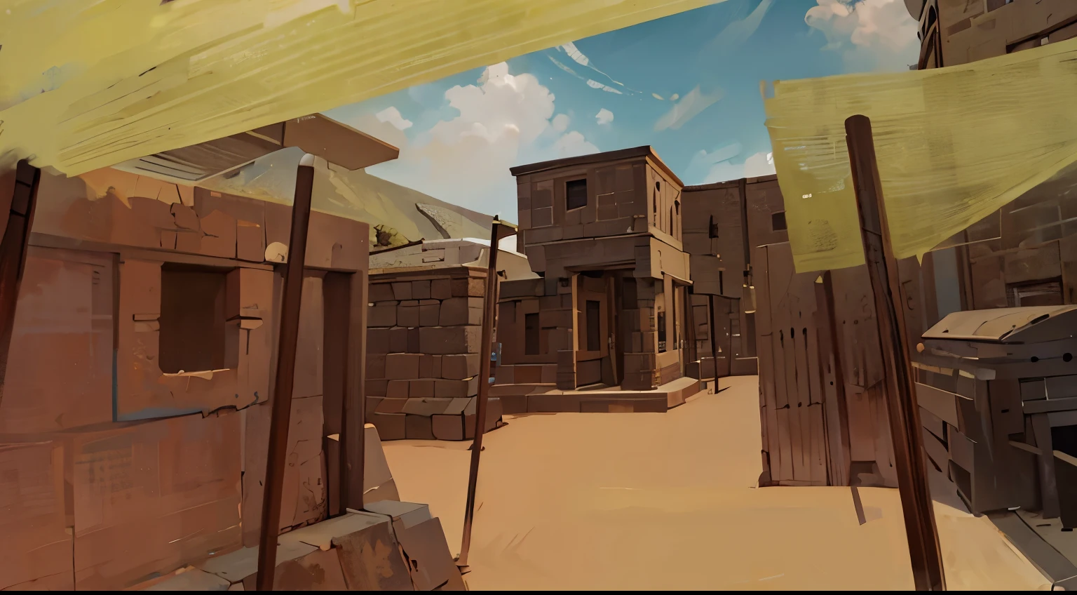 The station in the desert，Ancient