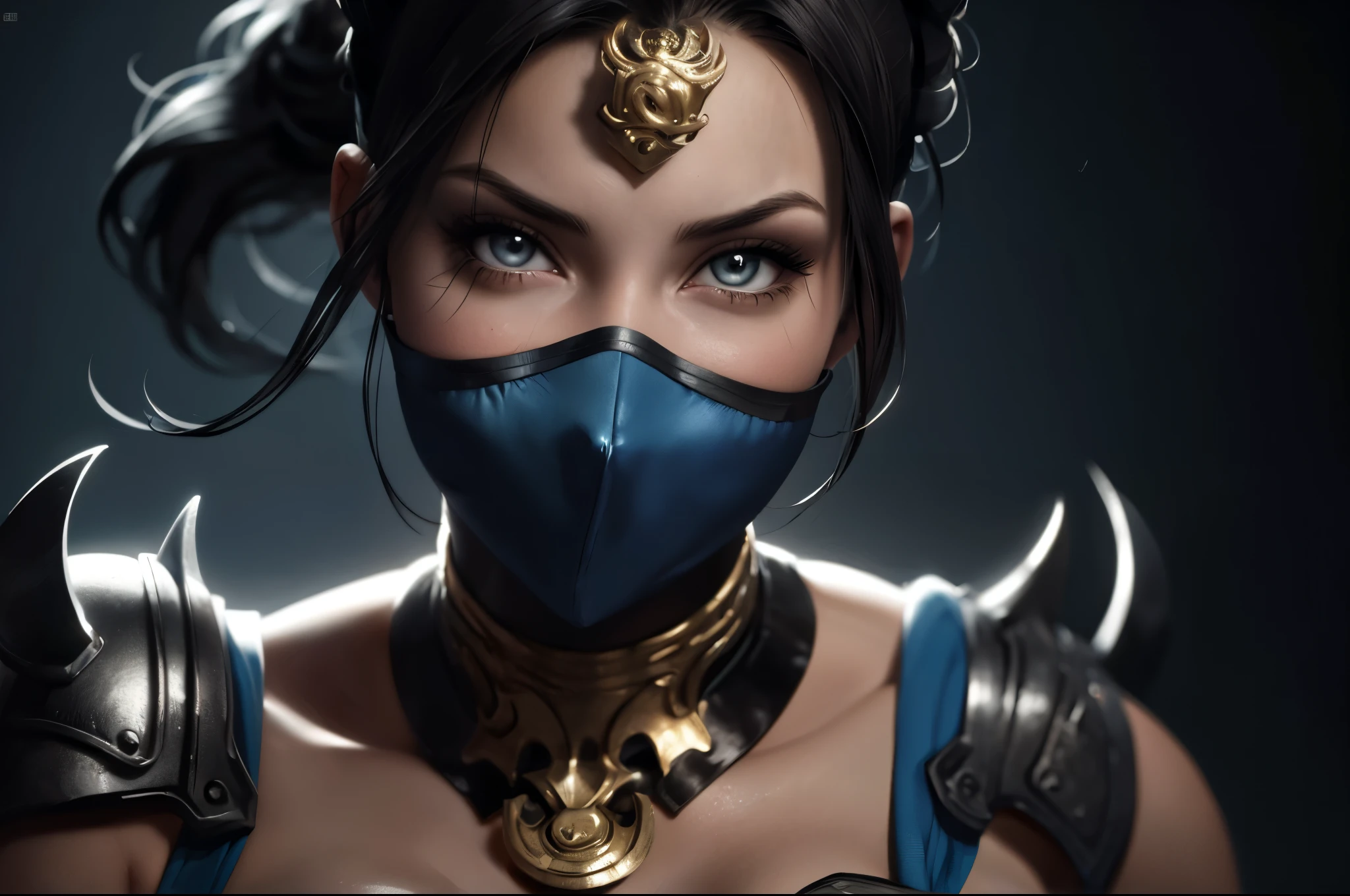 8K, melhor qualidade, imagem real, detalhes intrigados, ultra-detalhado, ultra high resolution, Campo de profundidade, (foto realista,Realista:1.2),Parte Mestre, foto de kitana, vestindo uma malha azul, mouth mask, olhos castanhos, cabelo longo preto, rabo-de-cavalo, sozinho, lua, fundo dark, chaotic.
melhor qualidade, Realista, foto realista, (detalhes intricados:1.2), (delicado detalhe), (cinematic light), linha clara, sharp focus, Rosto realista, Rosto detalhado, olhos detalhados
Unity 8K papel de parede, ultra-high resolution, (foto realista:1.4), Olhando para o Viewer, traje da Kitana muito detalhado, corpo de Super-model, Flexible Body, pelos pubianos, (close-up nos seios naturais longos aparecendo, Seios gigantes, sagging breasts, mamilos grandes, decote muito aberto), nudes.