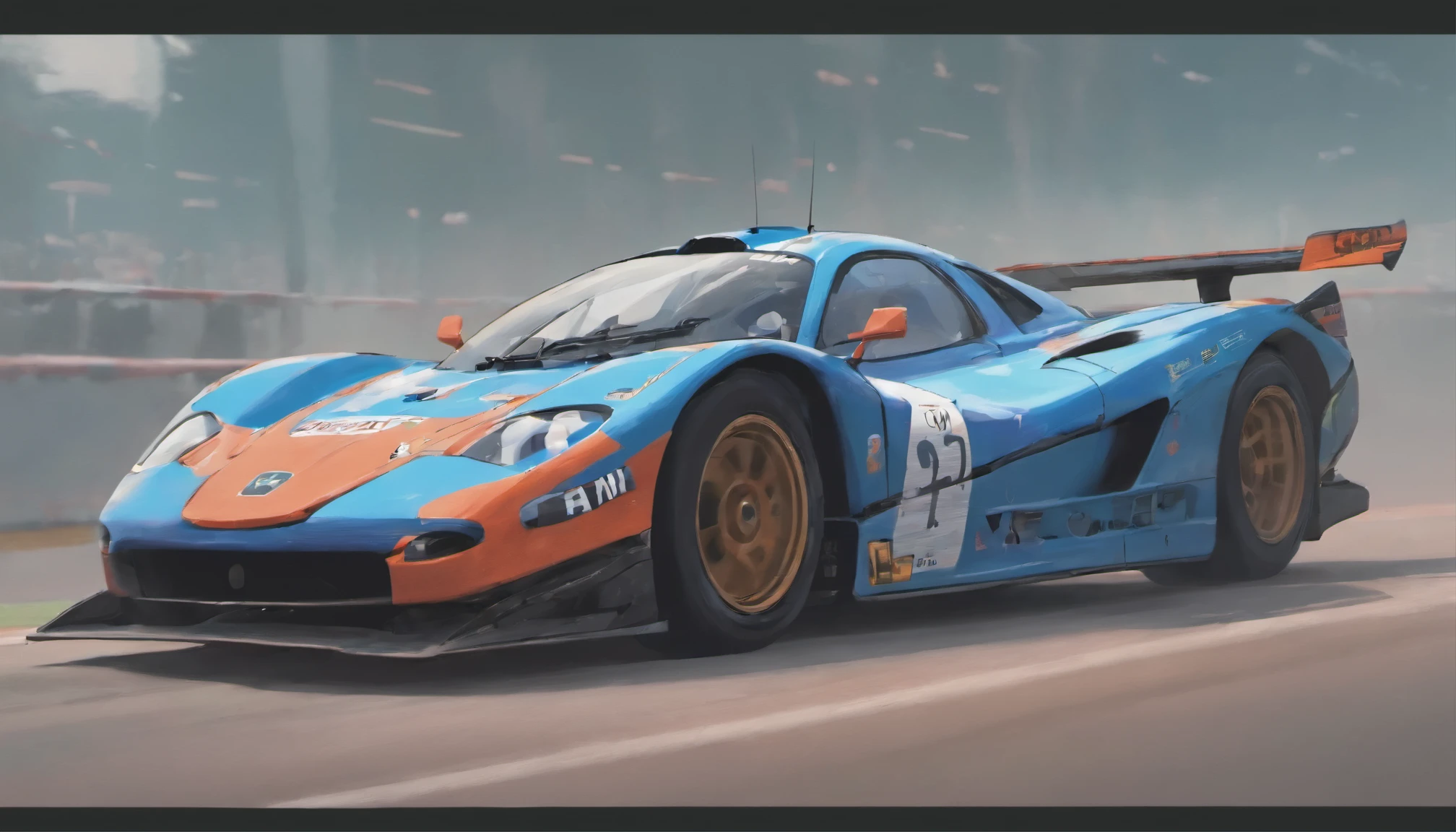 Preciso de um carro inspirado no Mazda 787b, carro de corrida, azul marinho, azul, azul escuro, carro azul escuro, cor azul, multiple perspectives, de frente, de lado, back, multiple angles