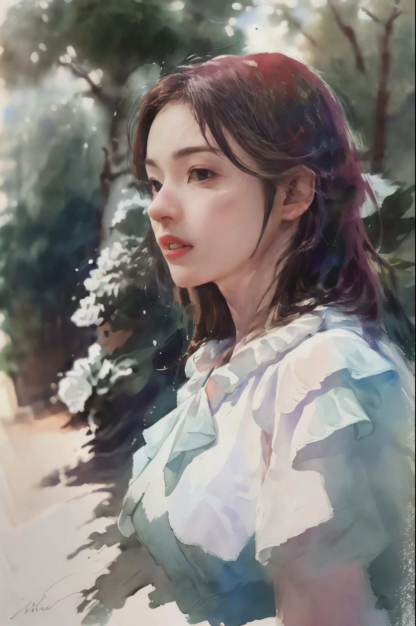 `(best quality,4k,8k,highres,masterpiece:1.2),25-year-old,(realistic,photorealistic,photo-realistic:1.3),long hair:1.3,red-haired lady,floral dress,beautiful mutant girl,sunlit`