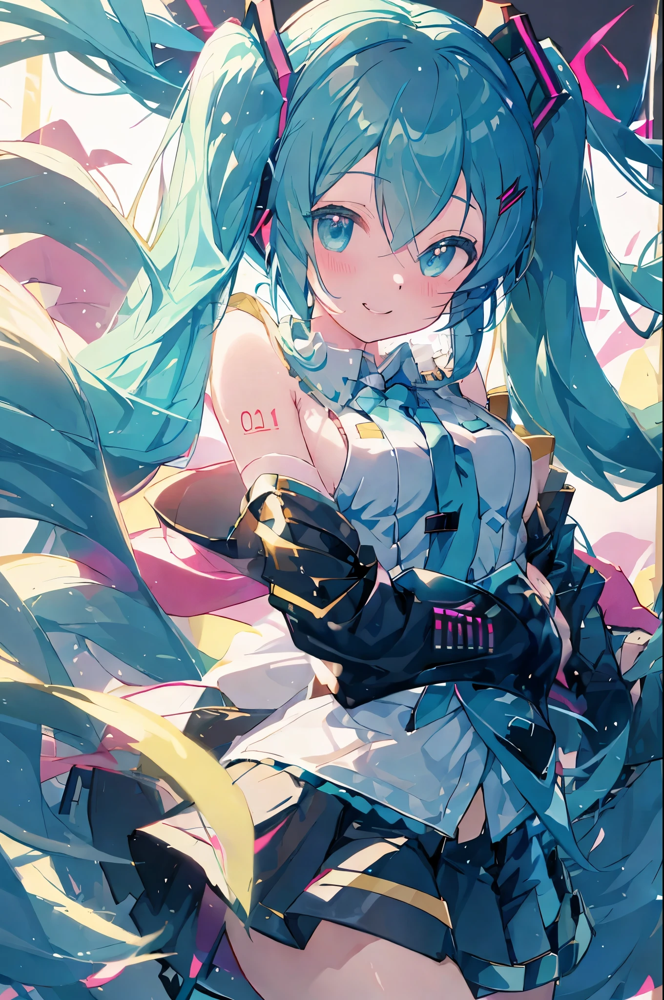 hatsune miku,smile