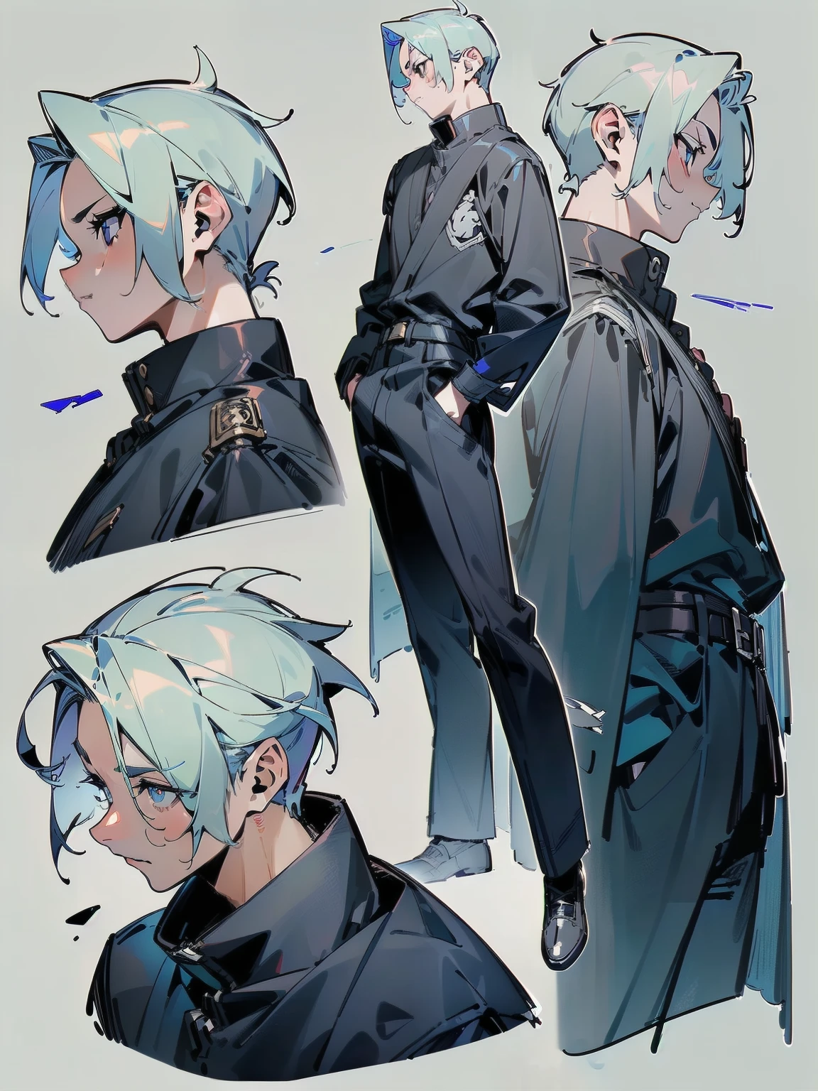 1boy, (adult face male), (((rogue))), (character concept, character sheet), (multiple view:1.4), (full body:1.36), (multiple views), from side, from above, from back, ((best anatomy hands, accurate eye, best anatomy eye, pretty face, correct face)), ((highres, 4K, award winning, high quality, masterpiece, ccurate, UHD)), (White background:1.4), (do not go beyond the edges of the image:1.8), (rating:safe)