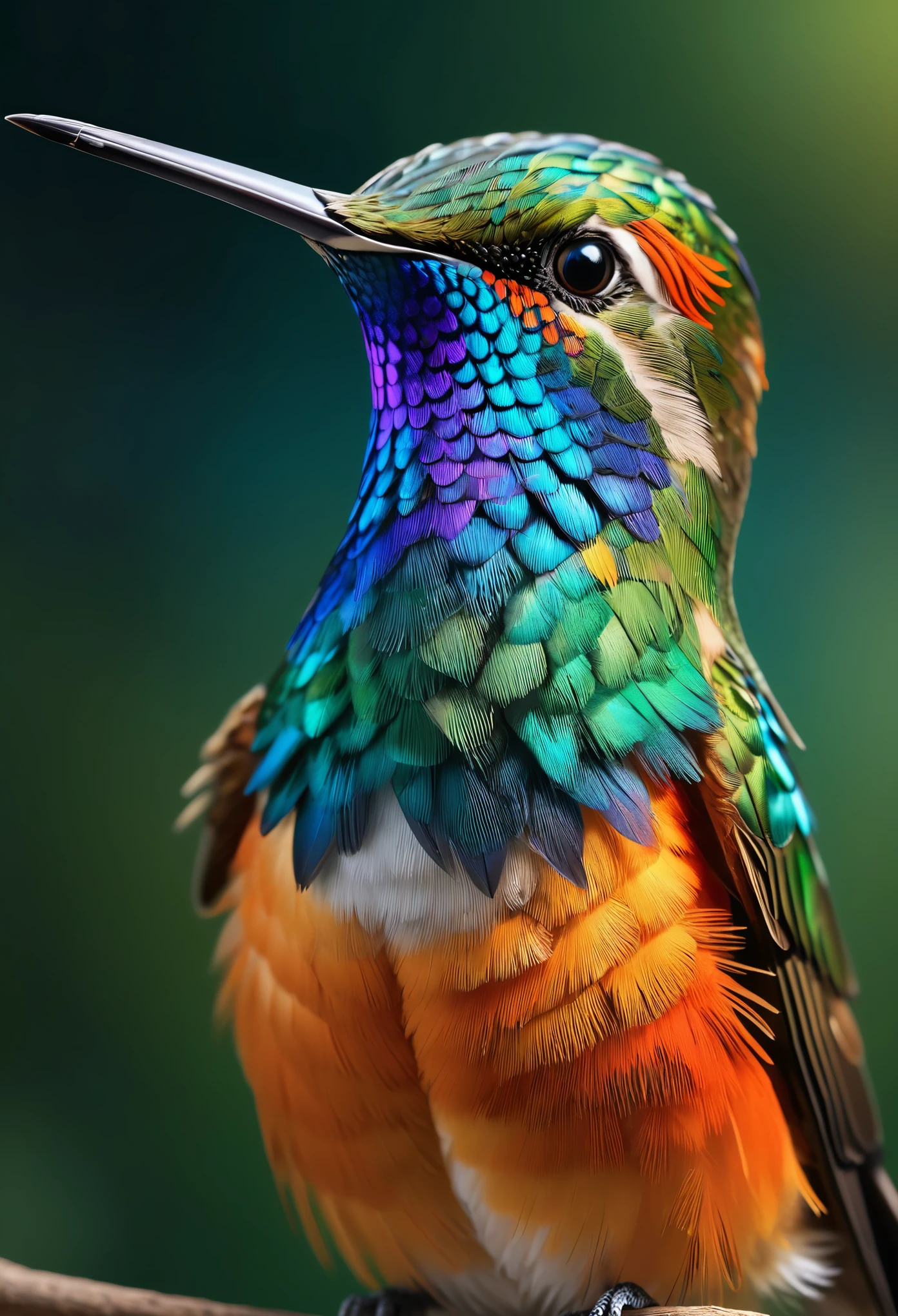 (best quality,4k,8k,highres,masterpiece:1.2),ultra-detailed,(realistic,photorealistic,photo-realistic:1.37),beautiful detailed hummingbird,detailed feathers,vibrant colors,natural background,close-up view,iridescent plumage,exquisite details,soft focus,high-definition rendering,breathtaking realism,professional photography,studio lighting