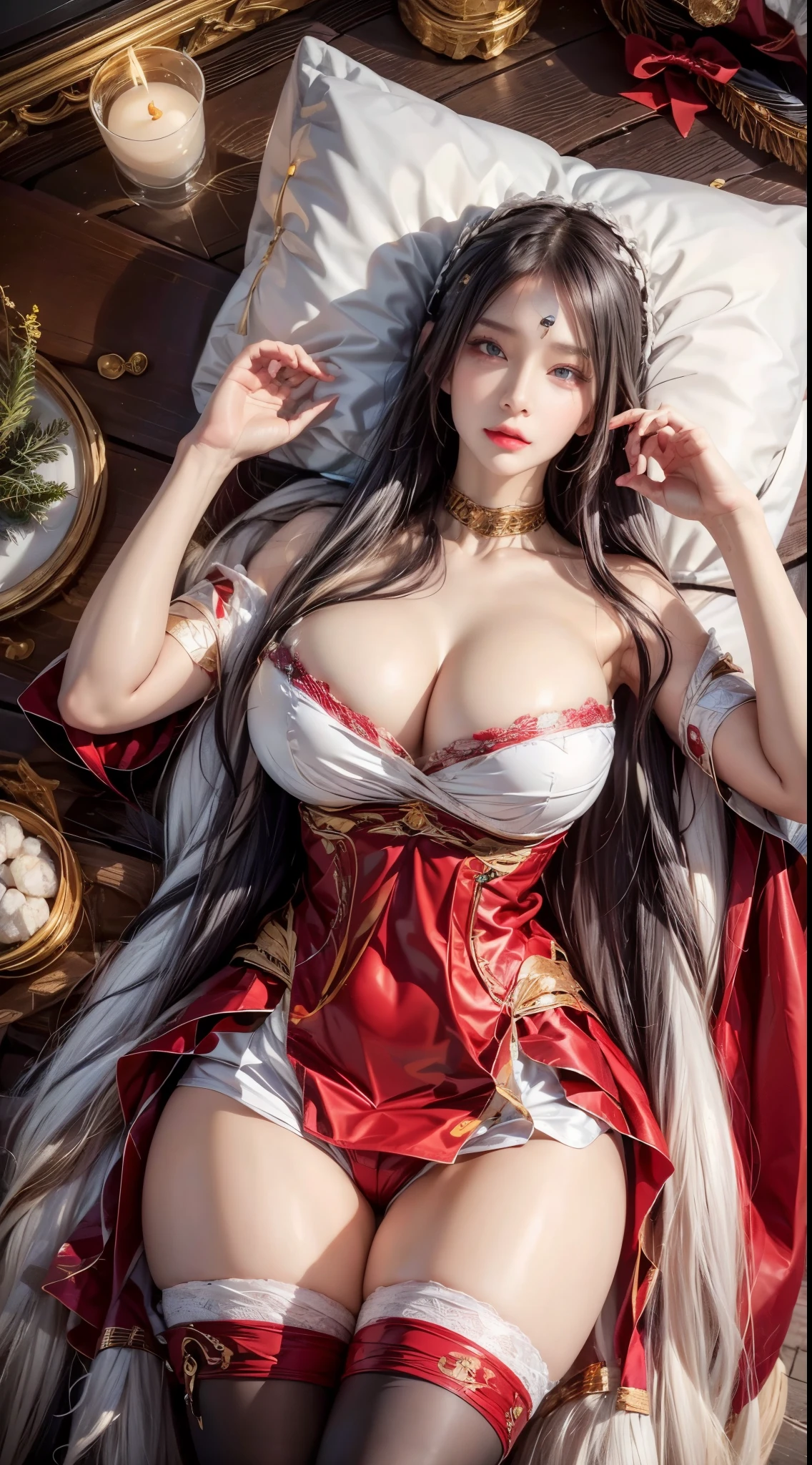 realistic, 1 women, best quality, 12k, HD, ai Allstars shoes, long hair, big round breasts, cleavage, ponytail, necklace, jewelry, shorts, short jacket, slim hips, hair tie, yellow eyes, black hair, super detailed, Eye details, hair details, person details, mouth details, face details, breast details, clothes details, hair details, pants details, hand details, whole body