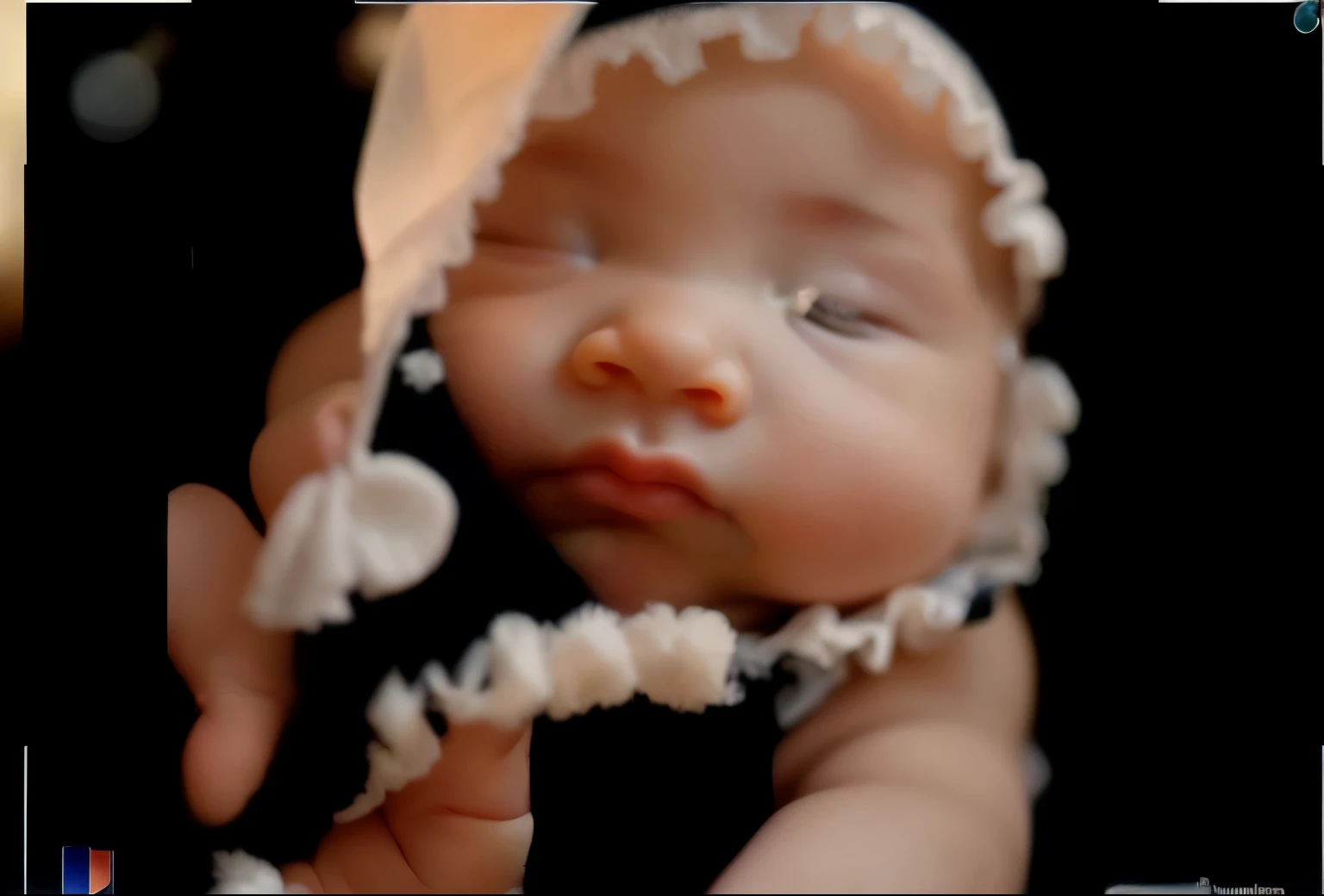 match picture, same angle, portrait, real , realistic babye, baby giraby lips, bnose, fix nose, small nose, fix lips, small lips, fix eyelids, sleeping baby, fetus, inside womb, rosy face, hd, realistic, cute, 8k, uhd, high quality, sharp focus, the composition beautiful rich and bright