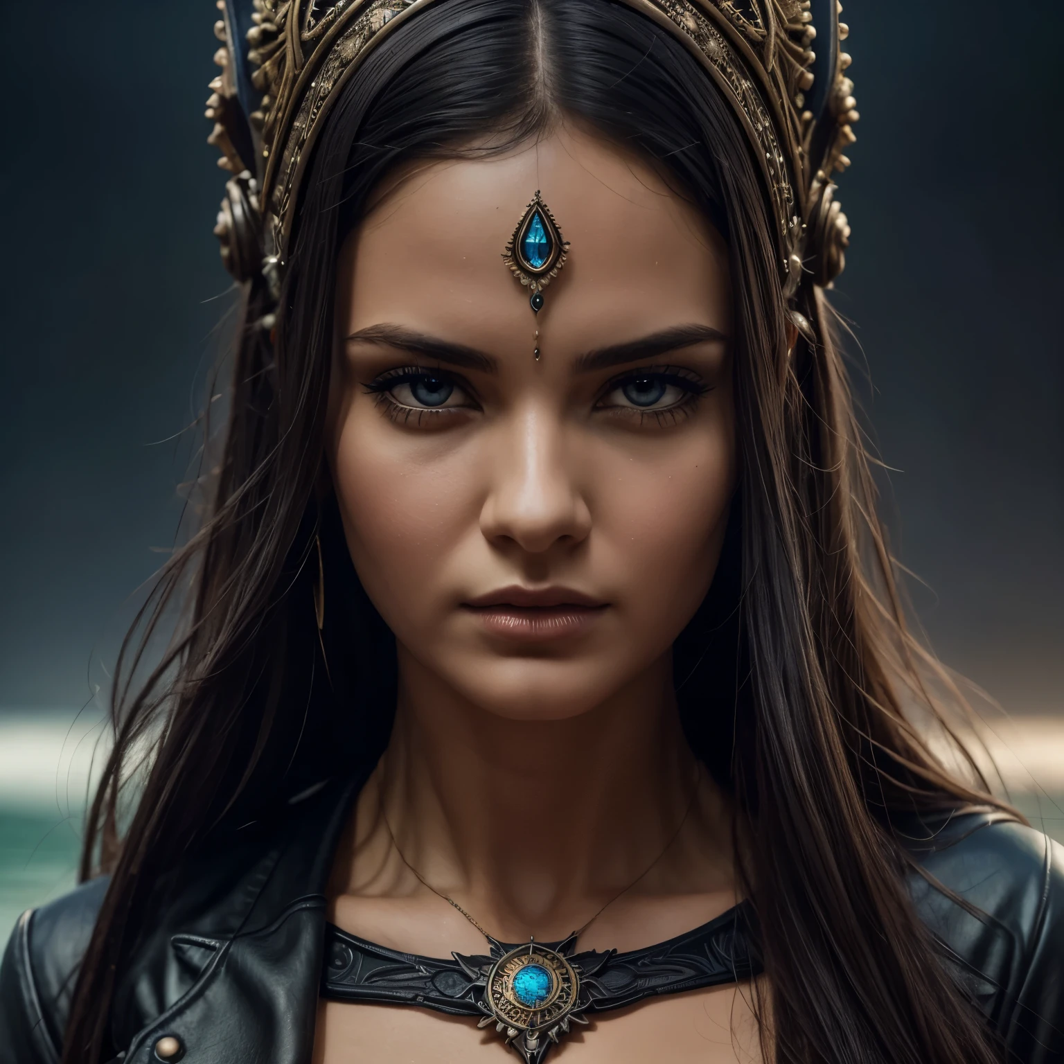 Waist high Portrait of an exotic beautiful caucasian woman wearing trendy clothing at a beach in Hawaii,
perfect detailed face, detailed symmetric hazel eyes with circular iris, realistic, stunning realistic
photograph, 3d render, octane render, intricately detailed, cinematic, trending on artstation, Isometric,
Centered hipereallistic cover photo, awesome full color, hand drawn, dark, gritty, mucha, klimt, erte 12k,
high definition, cinematic, neoprene, behance contest winner, portrait featured on unsplash, stylized digital art,
smooth, ultra high definition, 8k, unreal engine 5, ultra sharp focus, intricate artwork masterpiece, ominous, epic,
TanvirTamim, trending on artstation, by artgerm, h. r. giger and beksinski, highly detailed, vibrant