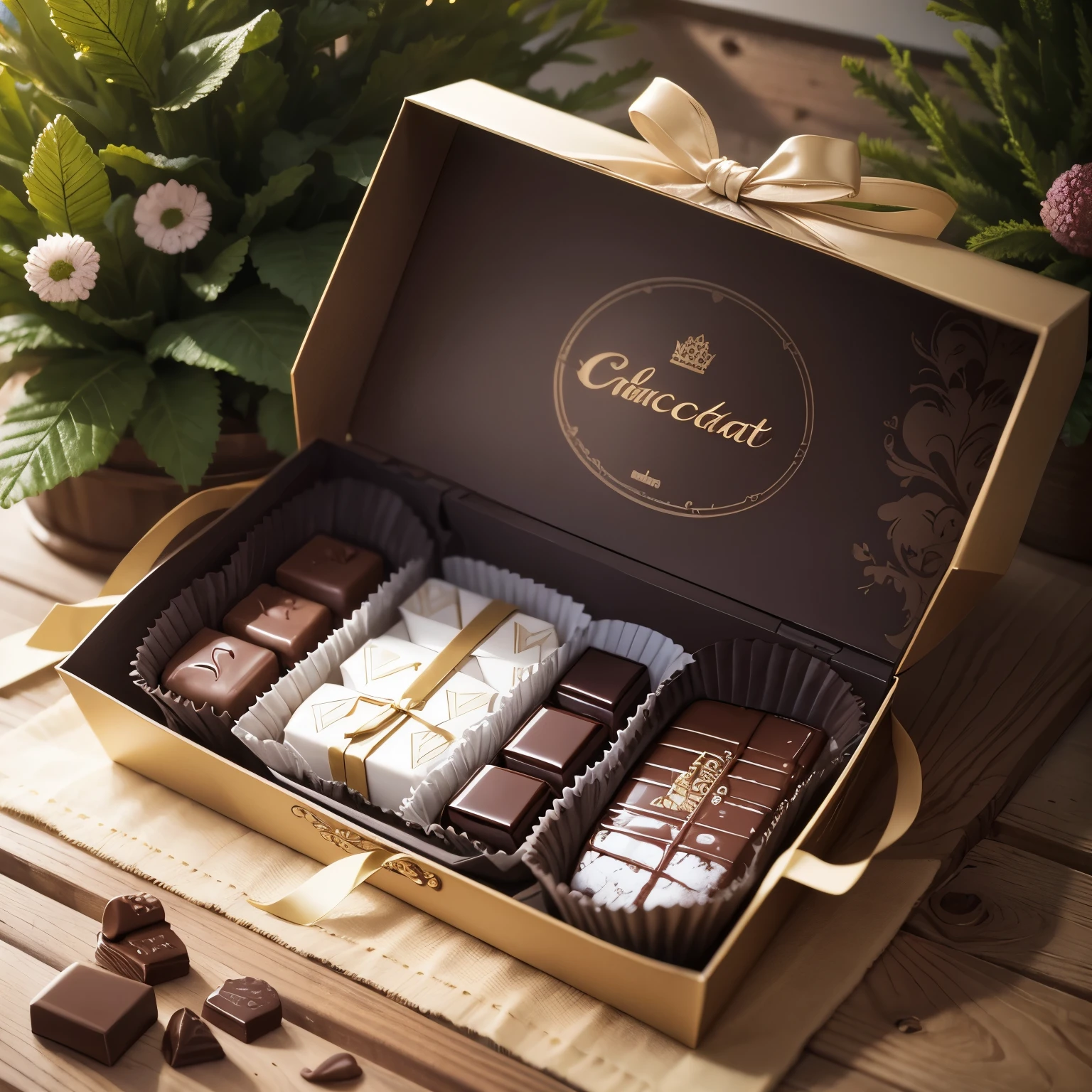 Premium chocolate gift box