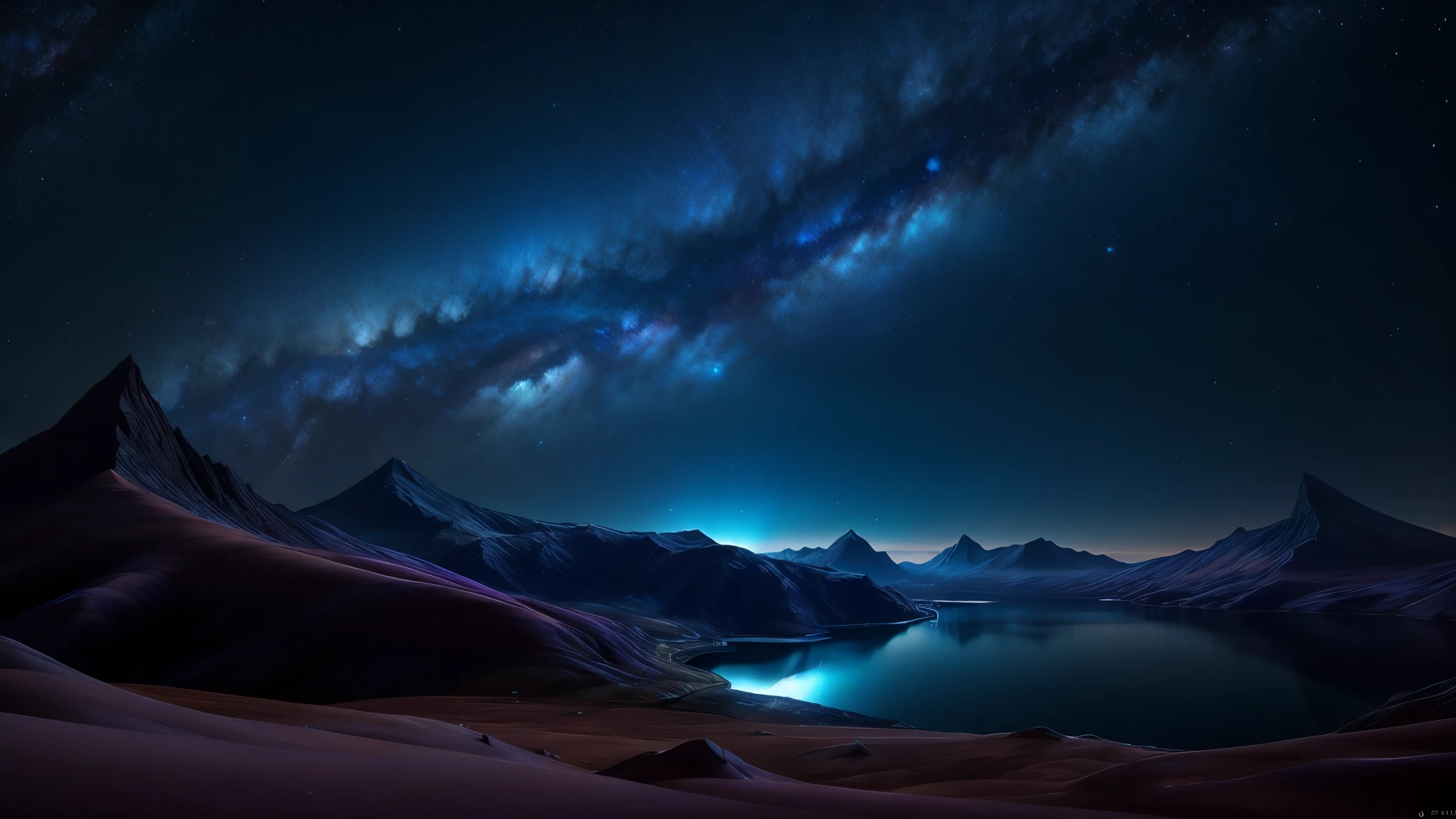 beautiful landscape of a planet, mysterious, sky of galaxy and planets, {{Nanking }}}, scale:14 steps:30 method:2, HDR, RTH, UHD, Ideal, high quality, High detail, cinematic, Photorealistic, Beautiful, 4k, HDR, Full Snapshot, Photorealistic, realism, color correction, Photo, very detailed, concentrated, 8K, wallpaper, 32K, Super resolution