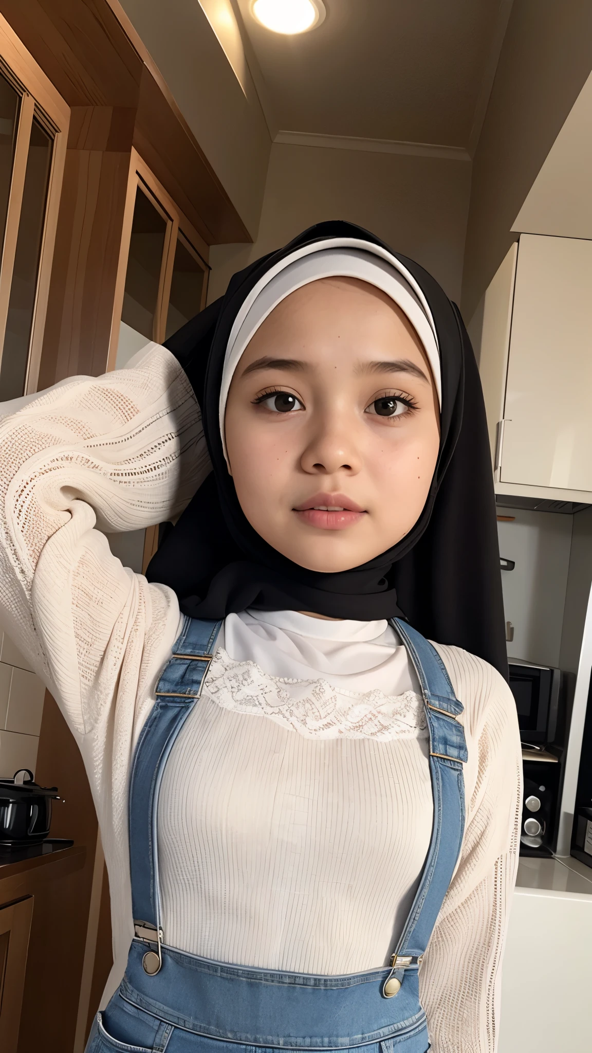 (G-String), A very sad facial reaction (((HIJAB MALAY GIRL))), masutepiece, High quality, UHD 32K, Realistic face, Realistic skin feeling , A Japanese Lady, 8 years old, , Very cute and baby-like face, (((FLAT CHEST))), (MATRIX WORLD), ((look In front  at the camera and SADNESS)), ((())), (((CUTE GIRL))), ((TRANSPARENT)), ((BLACK LIPS)), ((LIGHT PINK LACE)), ((TRANSPARENT)), ((CHUBBY)), (undress, SNEAKERS,