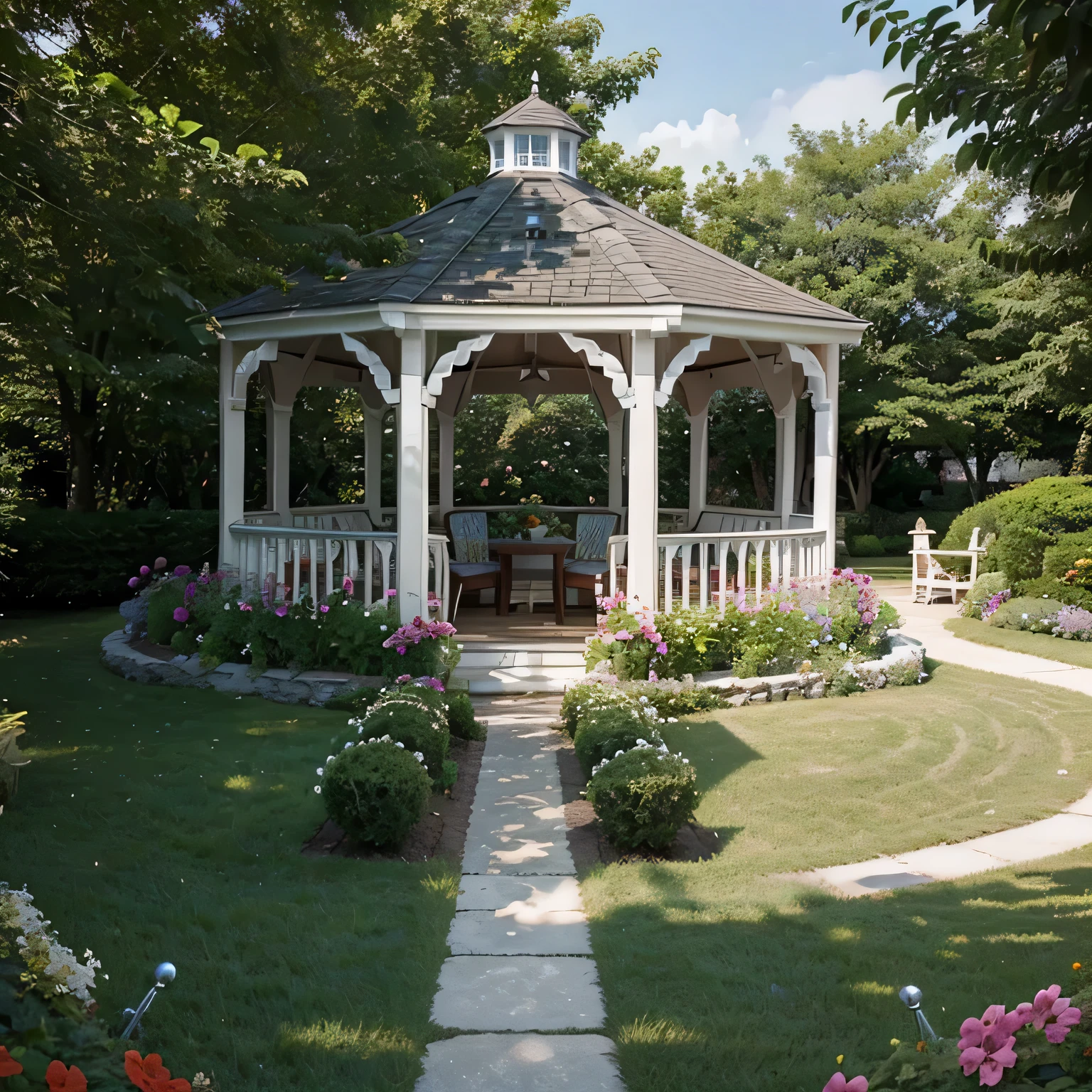 World Famous Island Of Gardenackinac Island Summer Garden Tour Gazebos
