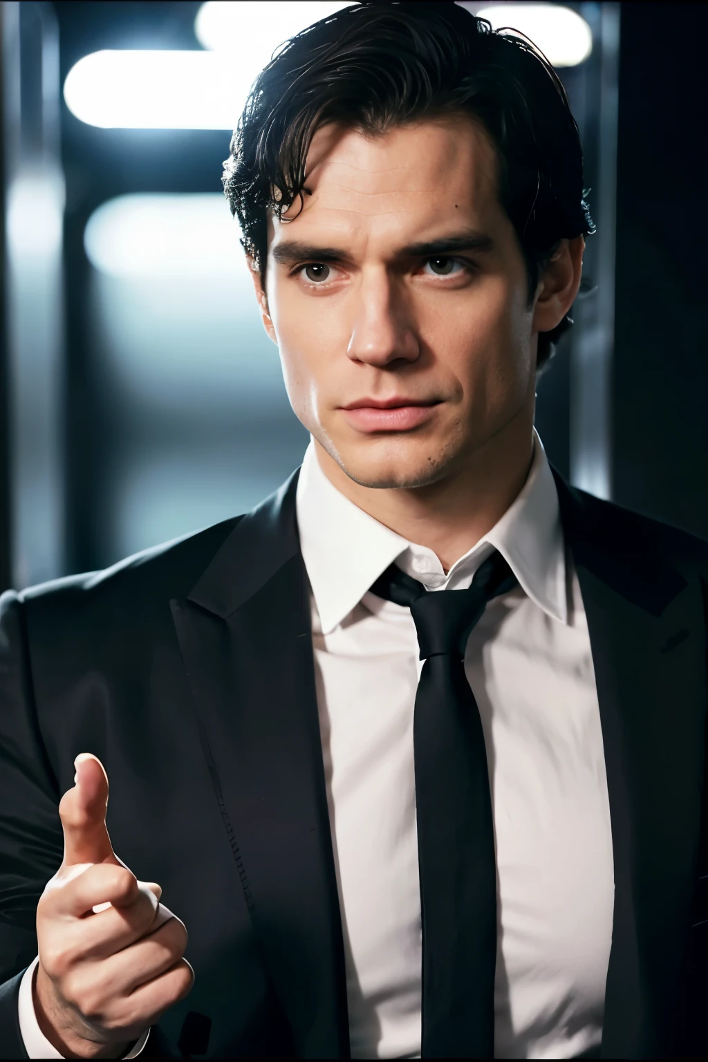 Imagem de henry cavill sendo o 007, James Bond