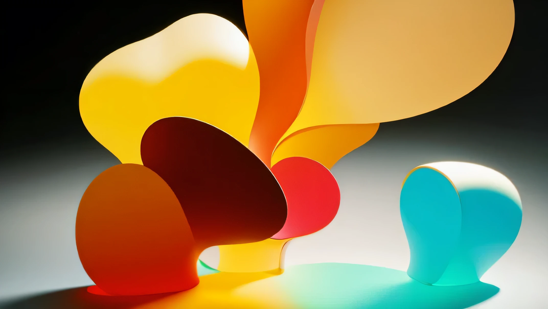 vector, simple art, color block,Flowing art,creativity
