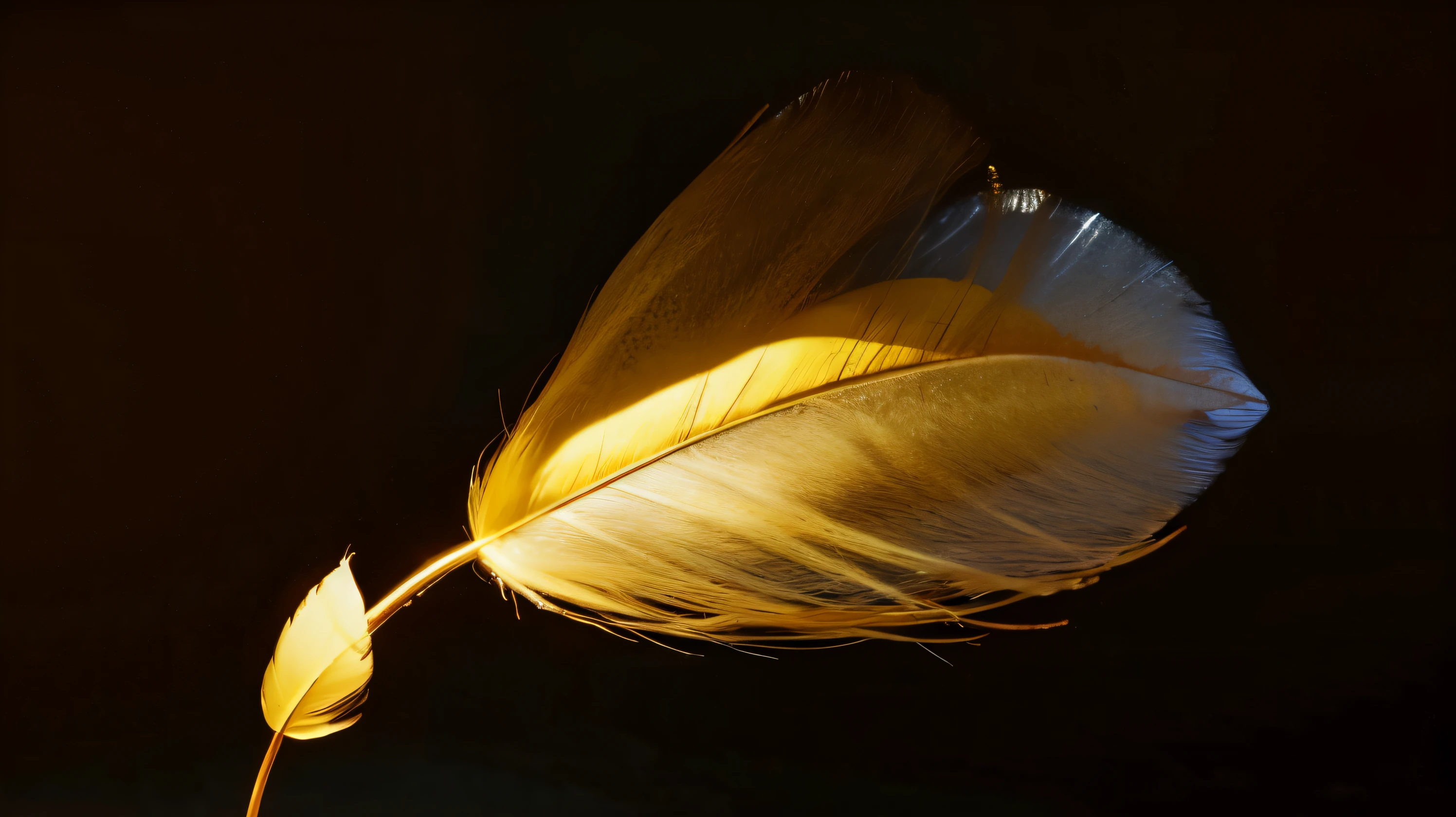 simple art, feather，Kaneko，Transparent light，creativity