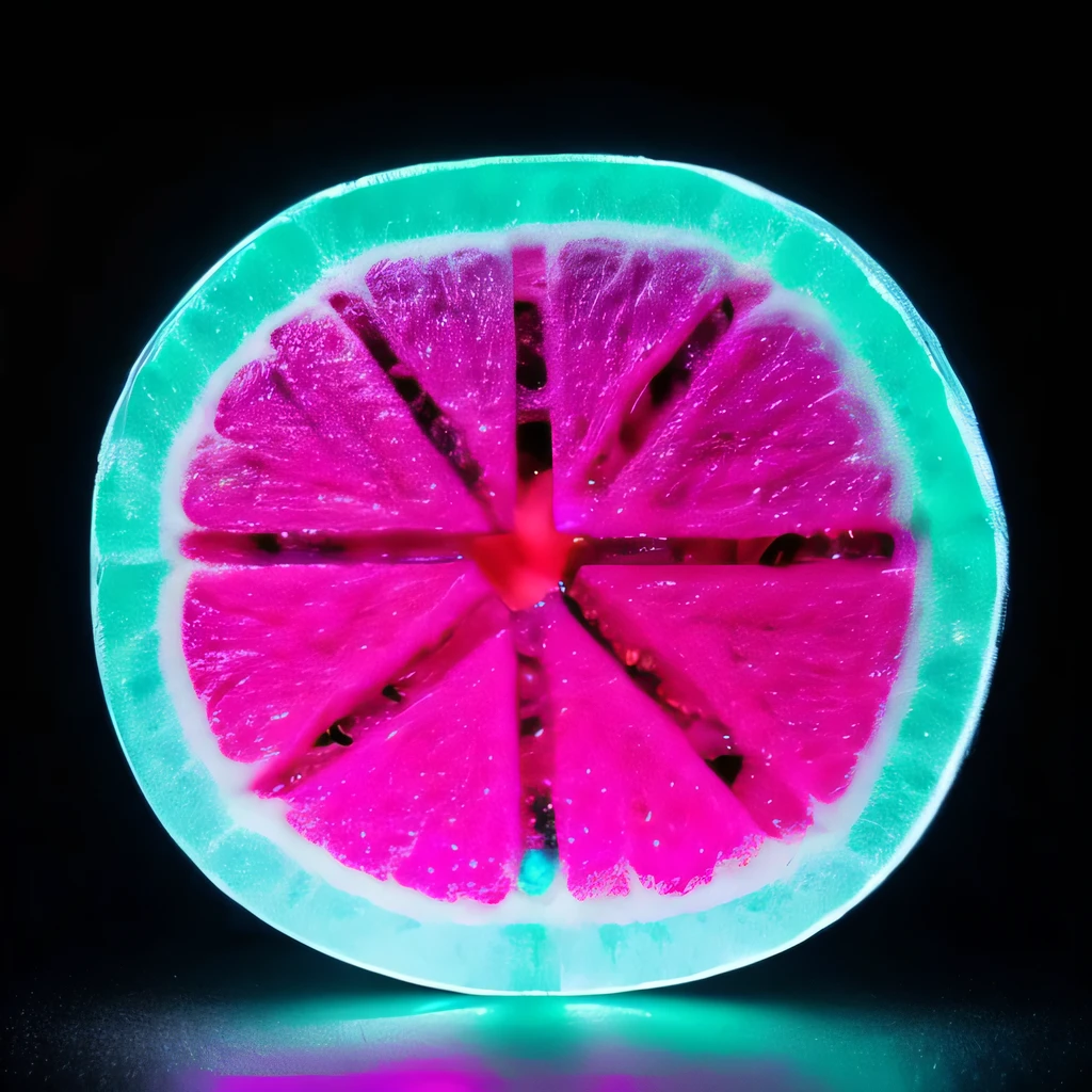 aerogel watermelon made from transparent aerogel, transparent fluorescent led neon blue cool mint hues
hyper detailed high resolution