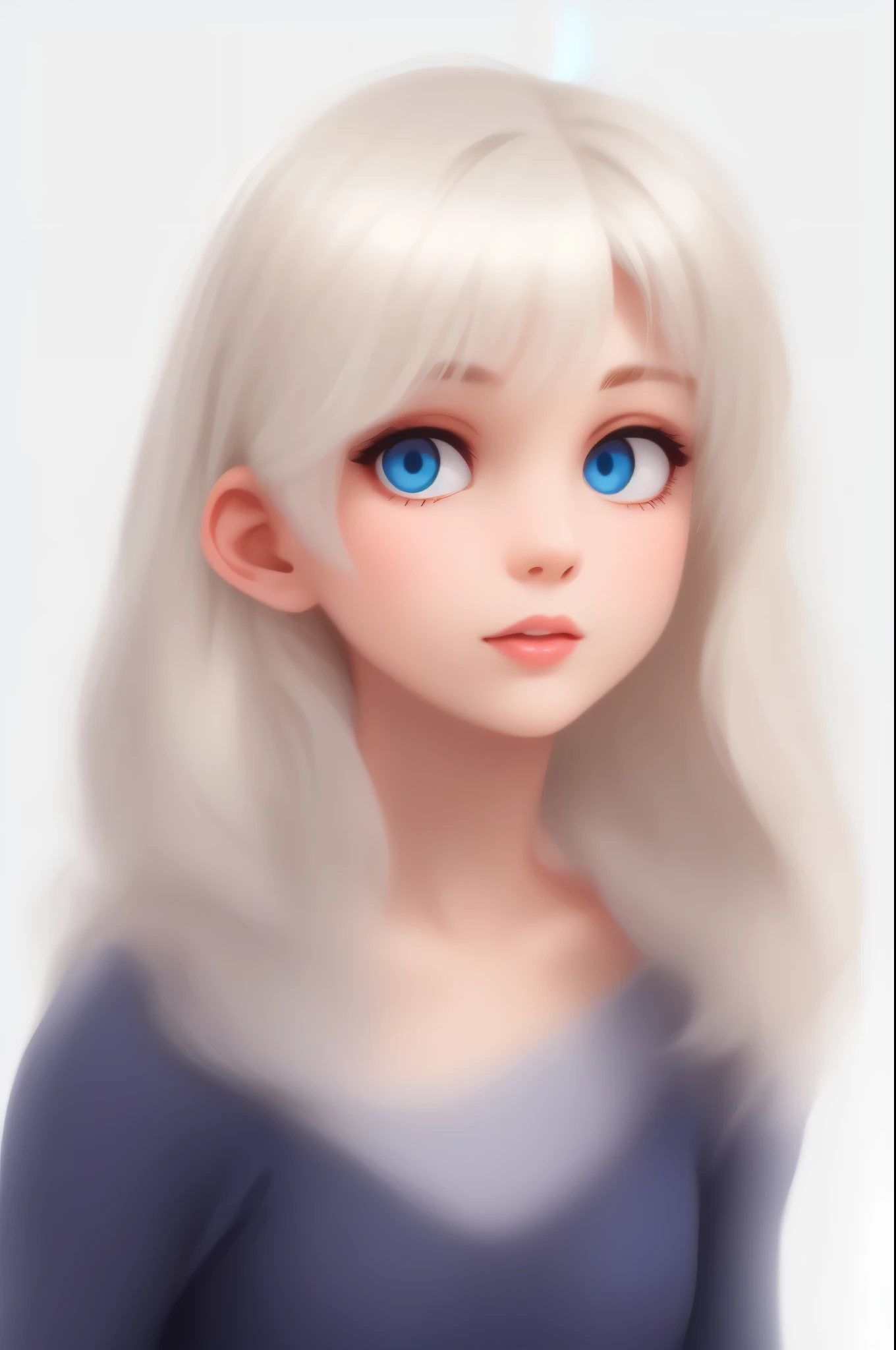 blond woman with blue eyes and a blue sweater posing for a picture, pale hair, white - blond hair, white blonde hair, white hair color, girl with white hair, white-hair pretty face, white fringy hair, extremely pale blond hair, medium length white hair, platinum blonde hair, perfect white haired girl, very very pale blond hair, platinum blonde