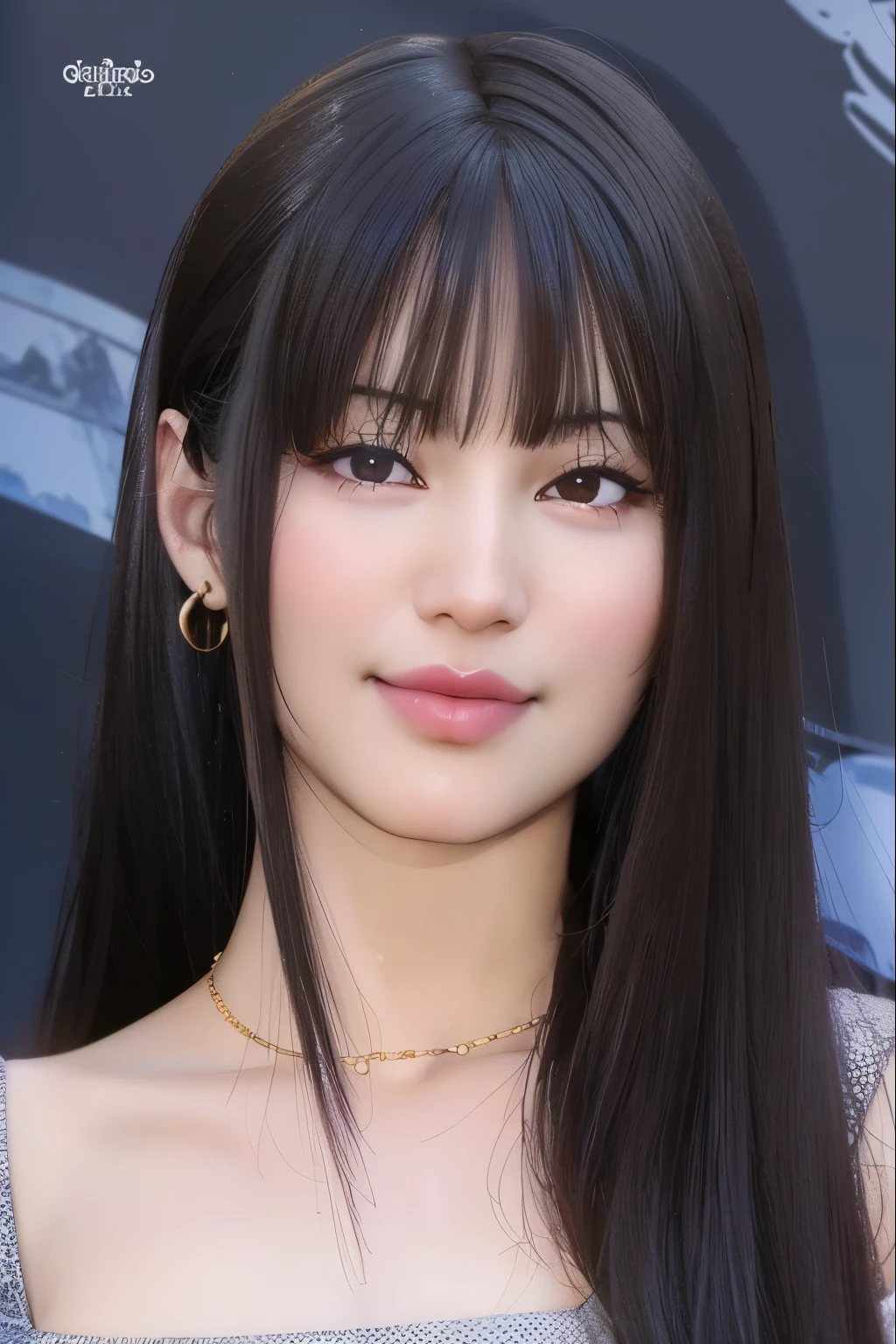 Chica anime con cabello largo y negro y camisa azul posando para una foto., hinata hyuga, sui ishida con cabello negro, es el estilo de junji, junko enoshima, este es junji sutil, yui kotegawa, hinata hyuga from naruto, 1 7  anime gothic girl, misato katsuragi, wonyoung, tomie, junji ito 