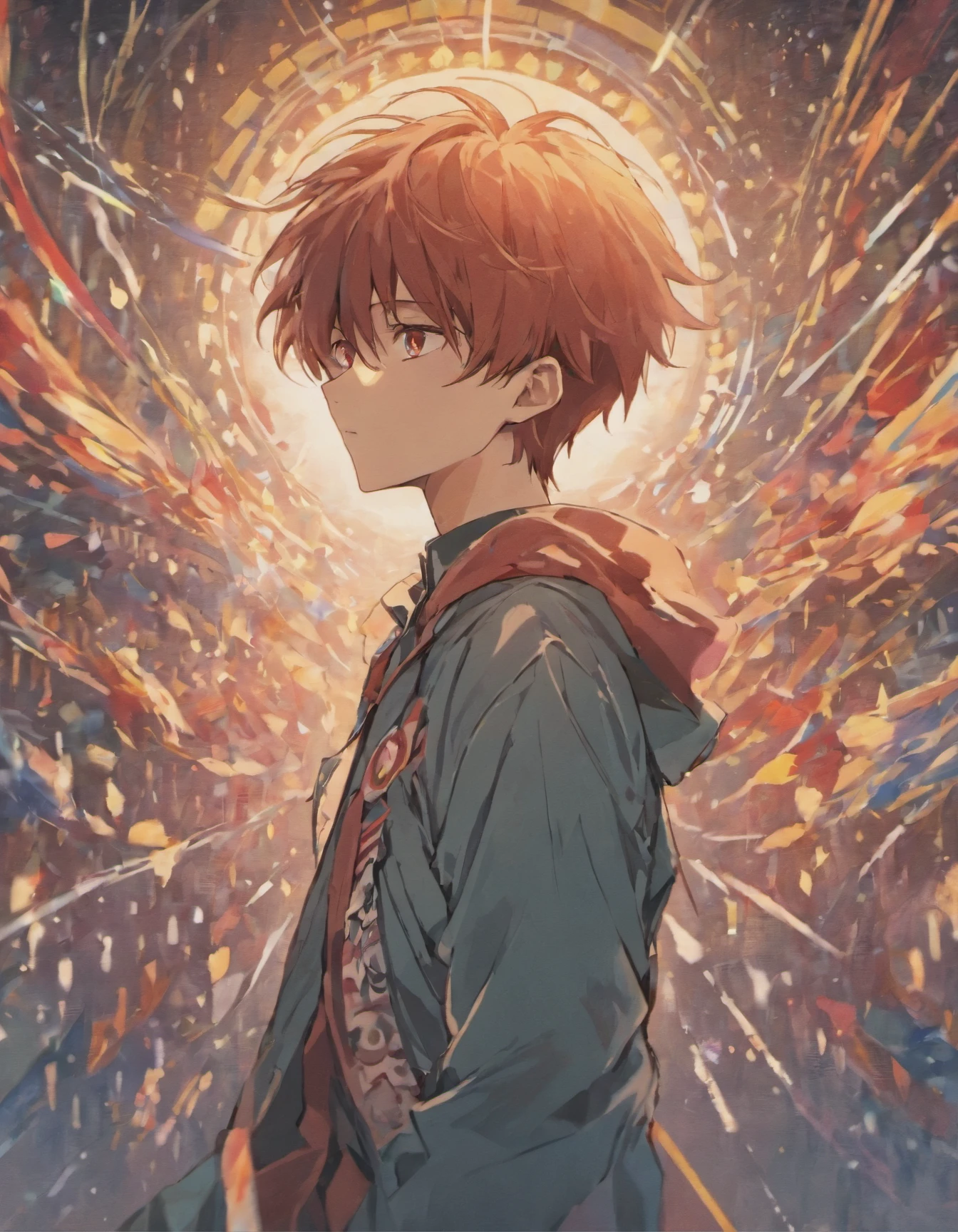A Shojo manga style boy