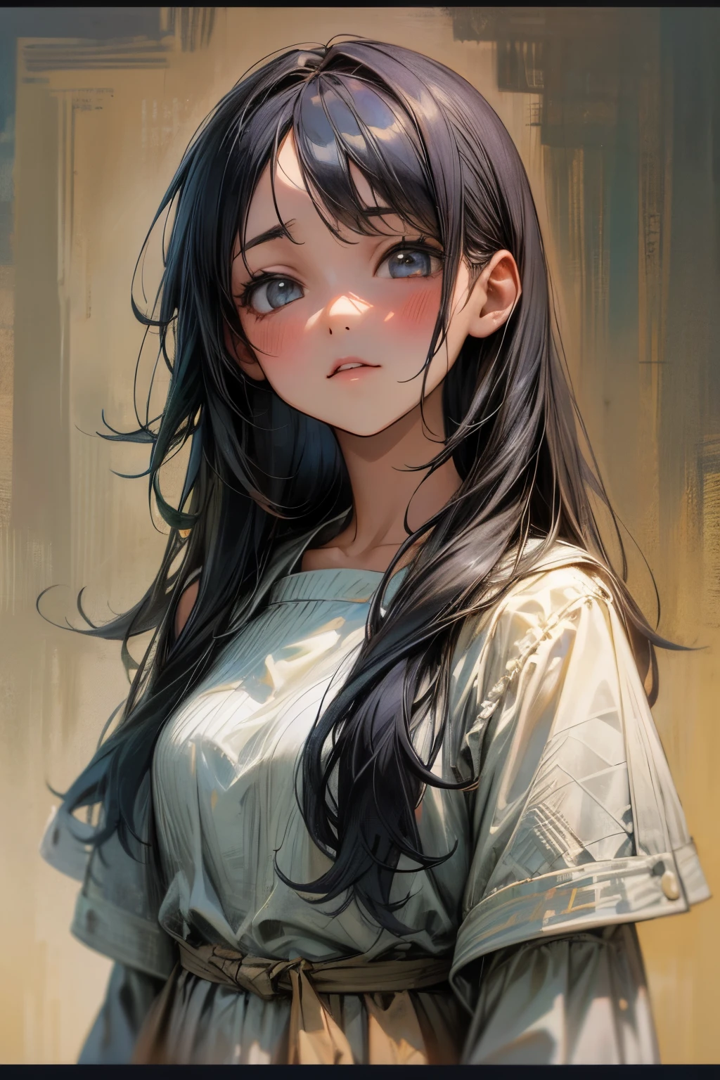((Masterpiece)), (Anime:1.3), ((best quality)), (RAW photo: 1.2), (High Definition:1.3), (Professional Photography:1.2), (12 years old),1girl,high quality illustration, (1girl:1.6), BREAK Lush Square, Lush Exploration,Premium Generosity, BREAK analog film, grainy textures, warm tones, nostalgic atmosphere, organic imperfections, classic charm, timeless aesthetics ,