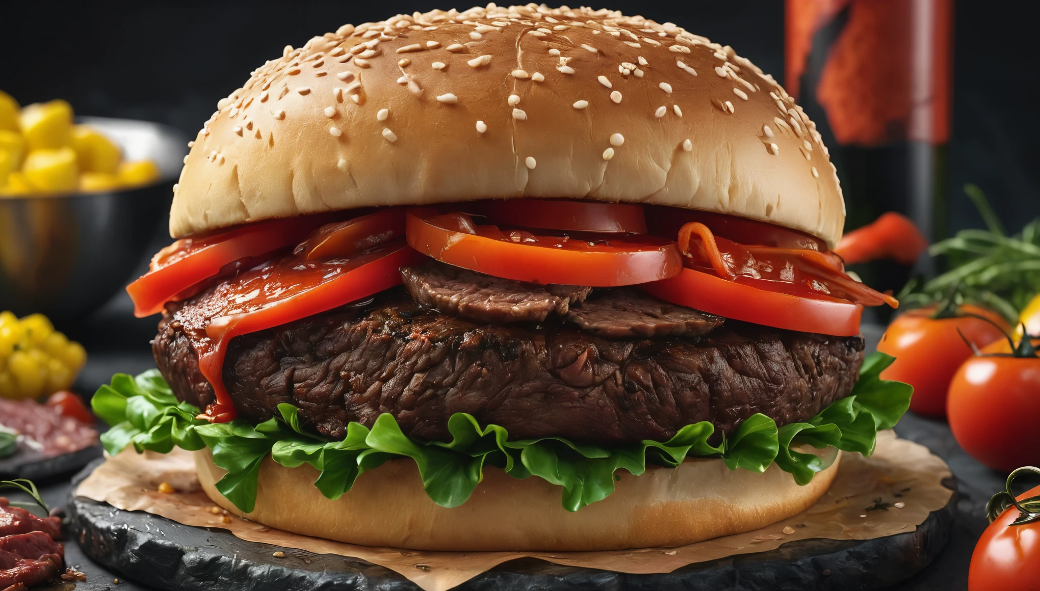 create an image demonstrating the style of ((Meatcore)) style, hyper realistic, 8k, vibrant colors, sharp crisp image