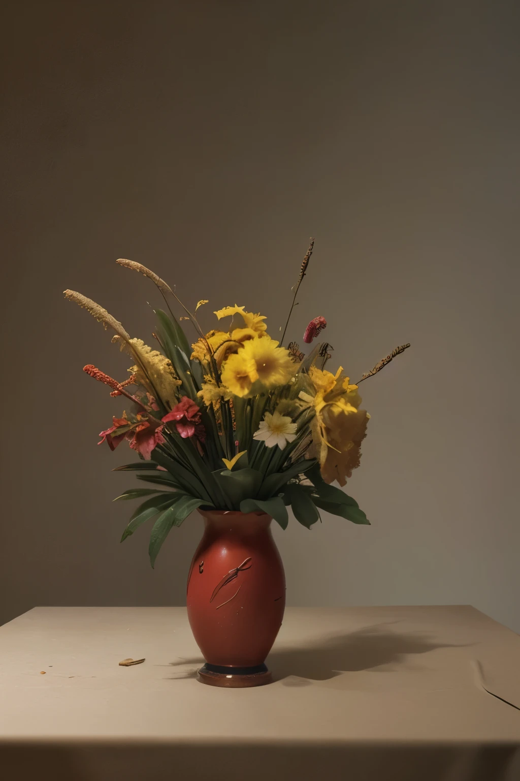 Hyperrealism, 135mm, Nikon, chiaroscuro, cinematic lighting, god rays, drop shadow, Dutch Golden Age painting, Hyperrealism, Realism, Neoclassicism, UHD, retina, masterpiece, accurate, super detail, high detail, high quality, award winning, best quality , high resolution, 4K, hyper-realistic image, still life, red cloth(1), yellow porcelain vase(1). professional photography., photorealistic paintings by Alexander Kucharsky, Shutterstock Competition Winner, hyperrealism, super realistic food images, still life photography, amazing food photography, Hyperrealism Photography, photorealistic oil painting, ultra realistic, professional fruit photography, photorealistic painting, hyperrealism photography, beautiful photorealistic image, 3D, english_text, food_focus, no_human, realistc, rating:safe, artist name, lemon_(fruit)(3), twitter_user, still life, traditional_media, red ginger(4 ), lemongrass(5) , closed_eyes, photo_(medium), star anise(2
3), flag_background, full_moon, iris, moon(2), painting_(medium), planet, red_moon, sun, weapon, metroid_(creature), photorealistic, watermark .