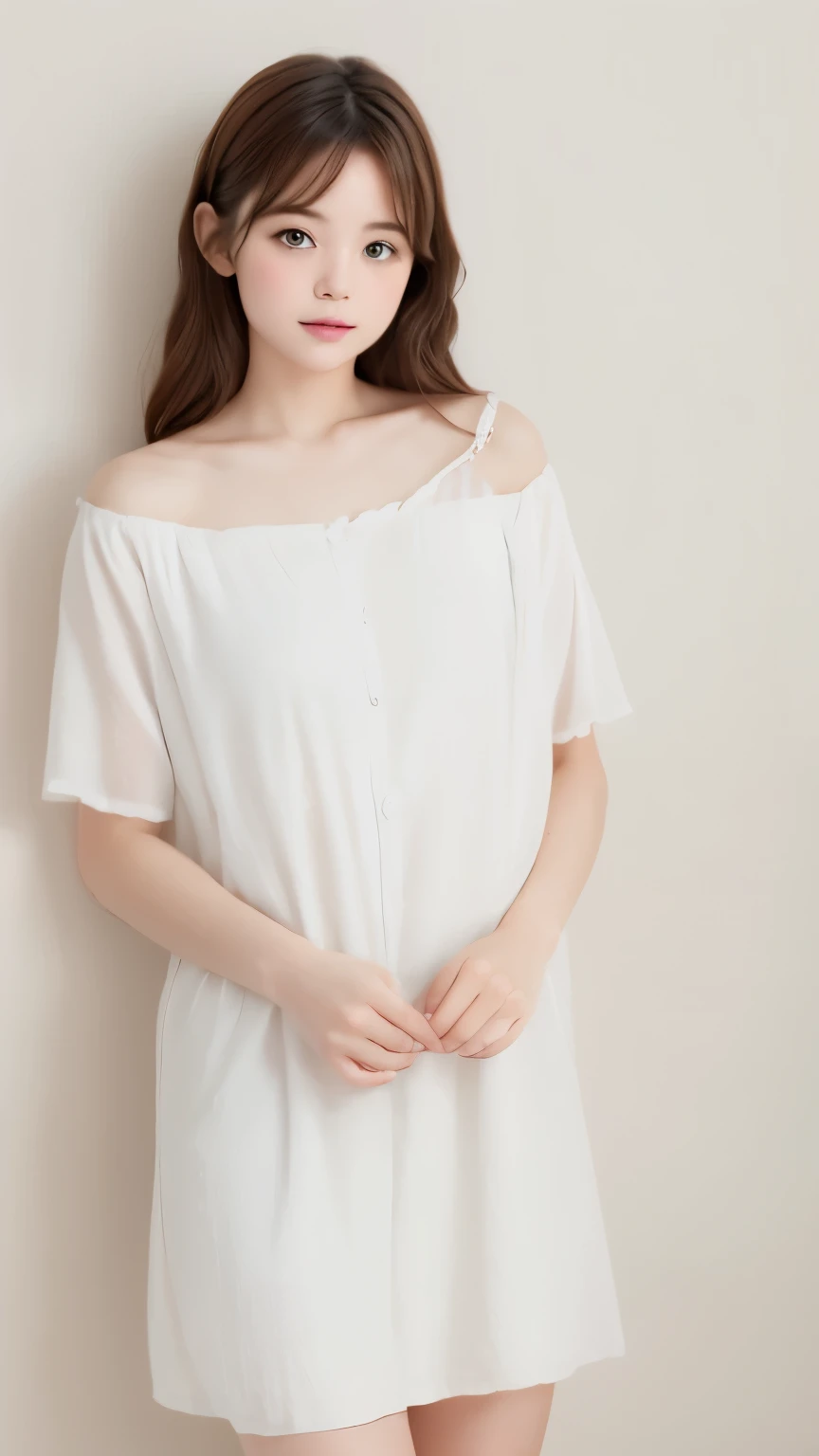 (((simple configuration)))、(((The background is a white wall:1.2)))、one girl、perfect anatomy、painterly、sketch、very delicate、wall with cloud-like pattern、、Floral、delicate depiction、abstract、Bright colors overall、Gentle color、Taisho romance、(masterpiece、highest quality、highest quality、official art、beautiful beautiful:1.2)、