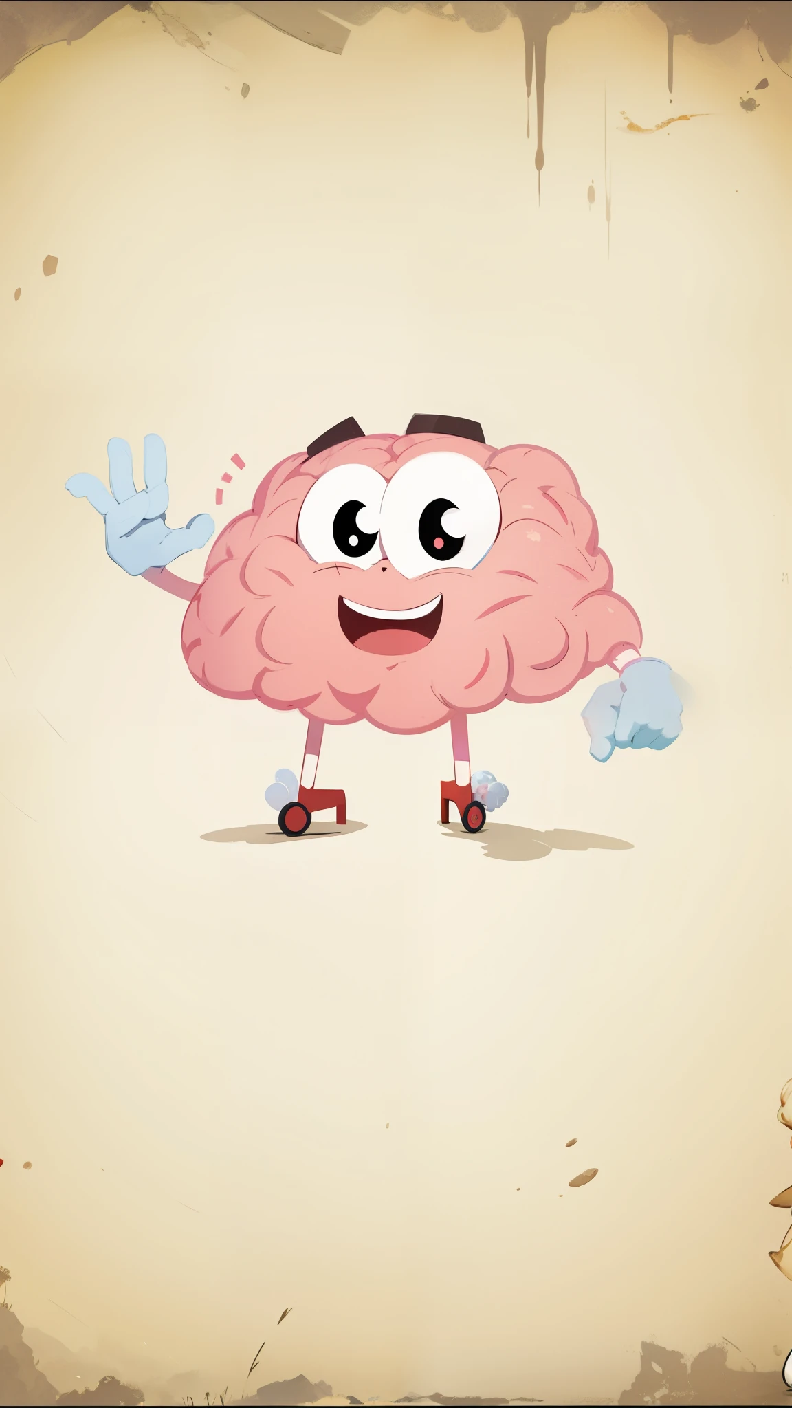 cartoon brain with arms and legs, Smile and wave, brains, mind character, featuring pink brains, 大brain胼胝体, big brain, featuring brains, brain, human brain, neuro, Animated characters, neuro学奇迹, Wallpapers – 1 0 2 4, Cartoon characters, 😃😀😄☺🙃😉😗, matrioshka brain, interesting