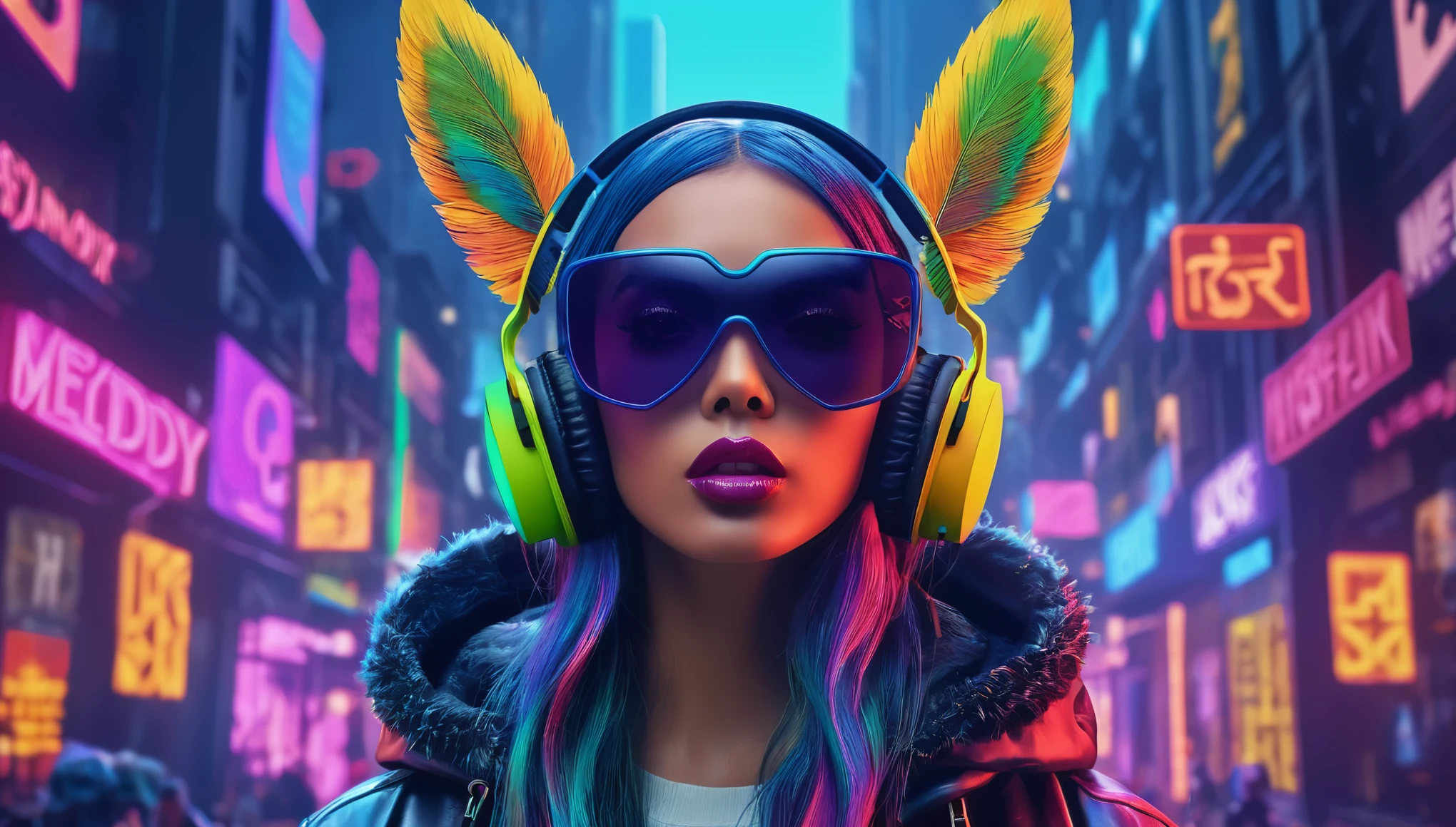 create an image demonstrating the style of ((Melodycore)) style, hyper realistic, 8k, vibrant colors, sharp crisp image