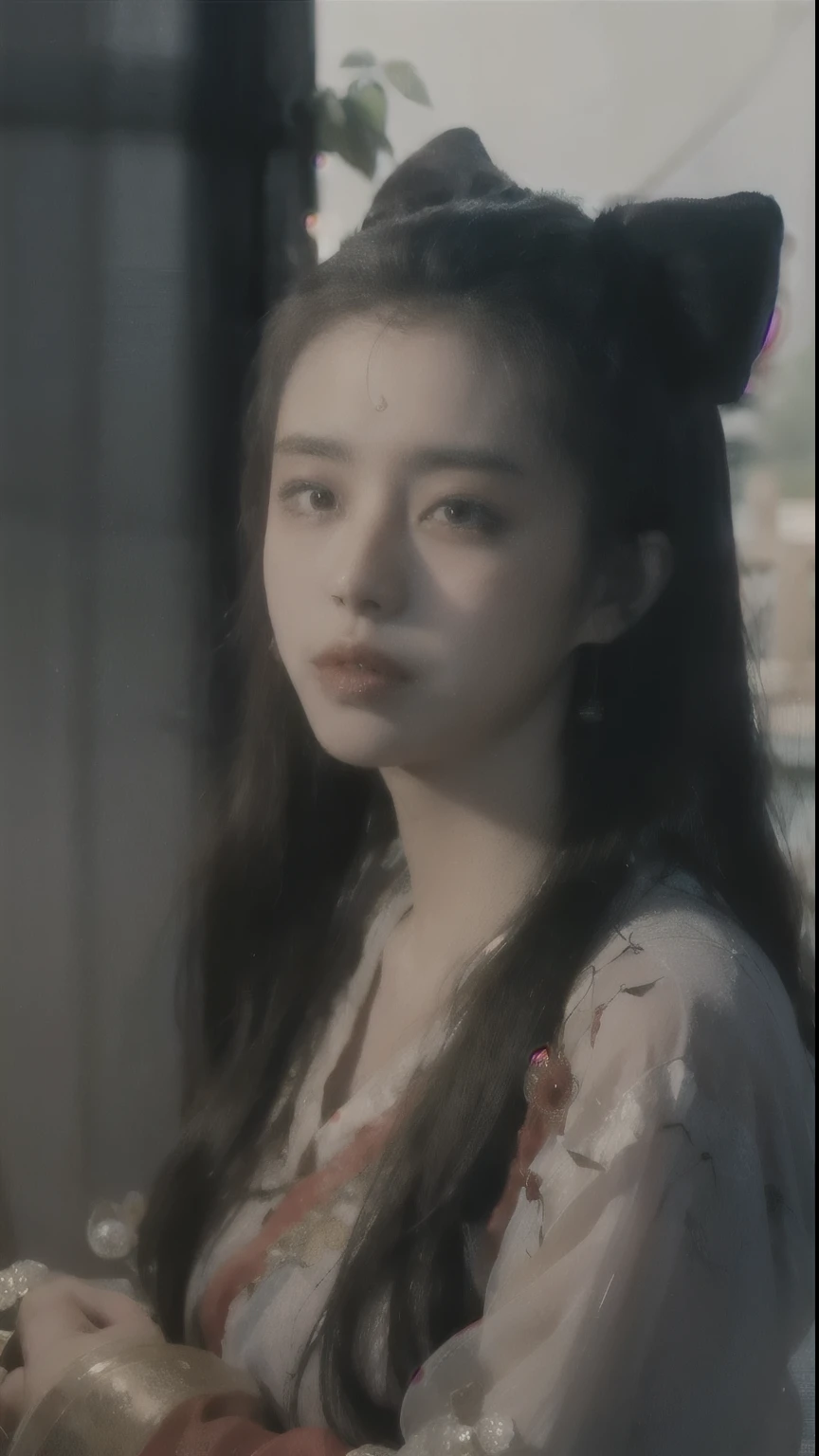 A Chinese Ghost Story,
(wangzuxian:1.1),(niexiaoqian:1.2),qiannvyouhun,1girl,solo,black hair,long hair,chignon,mole,realistic,robe,jewelry,lips,earrings,hair bun,chinese clothes,hanfu,the protagonist is on the right side of the screen,lens_flare,looking_up,beautiful detailed eyes,Ancient Chinese clothes,
Ancient background,Calligraphy background,very long hair,(sheer curtain:1.3),gauze curtain,strap lift,tears,eyes visible through hair,wallpaper,huge filesize,chinese painting,chinese art,
niexiaoqian,(red robe:1.5),long hair,fairy,realistic,chinese clothes,hanfu,hair bun,portrait,, best quality , masterpiece, illustration, an extremely delicate and beautiful, extremely detailed ,CG,unity,8k wallpaper, Amazing, finely detail, masterpiece, best quality,official art,extremely detailed CG unity 8k wallpaper,absurdres, incredibly absurdres, huge filesize , ultra-detailed, highres, extremely detailed,beautiful detailed girl, extremely detailed eyes and face, beautiful detailed eyes,light on face,