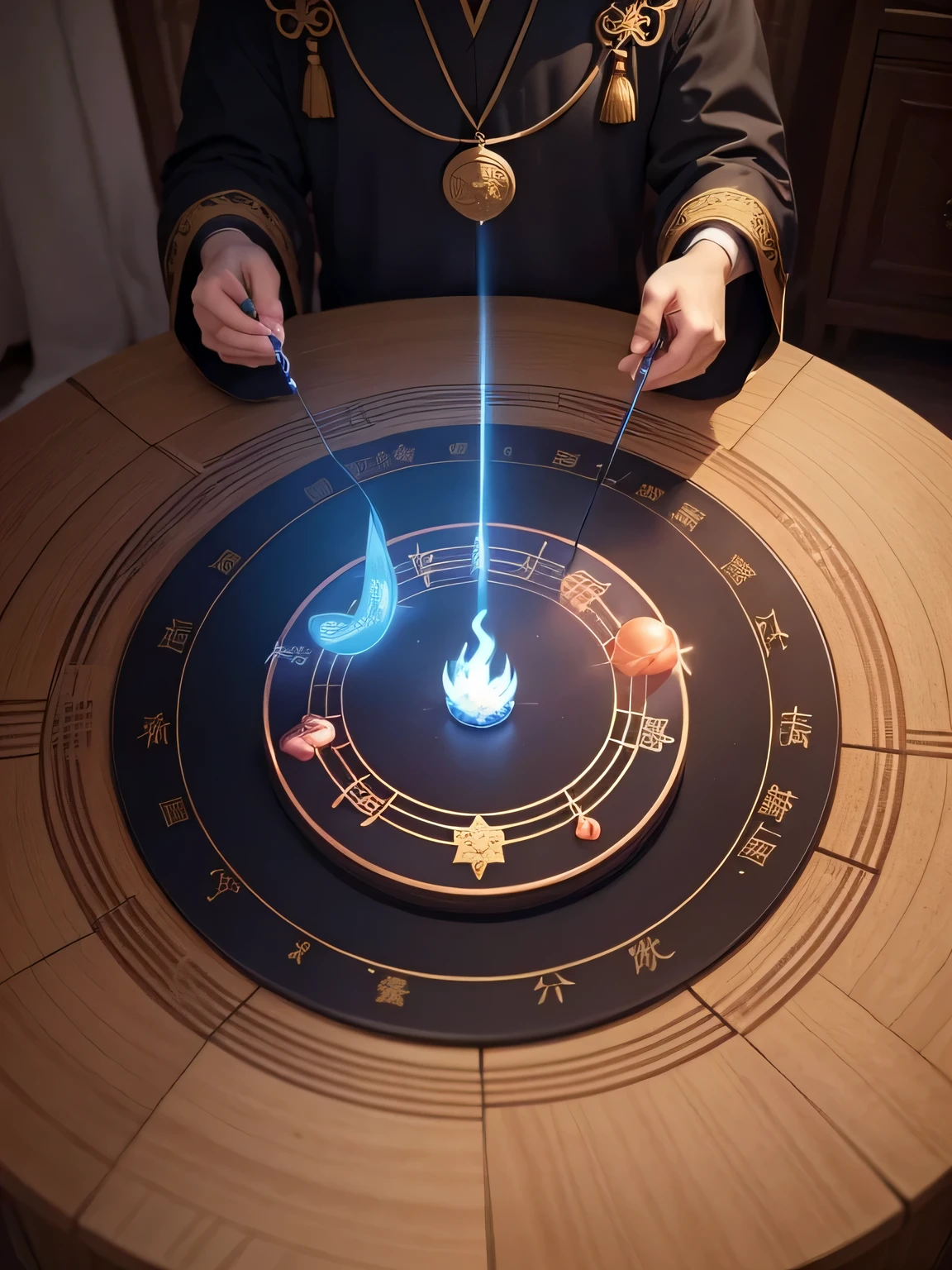 ((magic阵))，Close-up of a circular object with Light, Summoning Circle, Cast a protection spell, 黑magic咒语, Cast a powerful spell, cast a spell, summoning spell, magic和炼金武器, magic symbols, Light,  magic, holy fire spell, magic印记, cast a spell wizard, 咒语magic