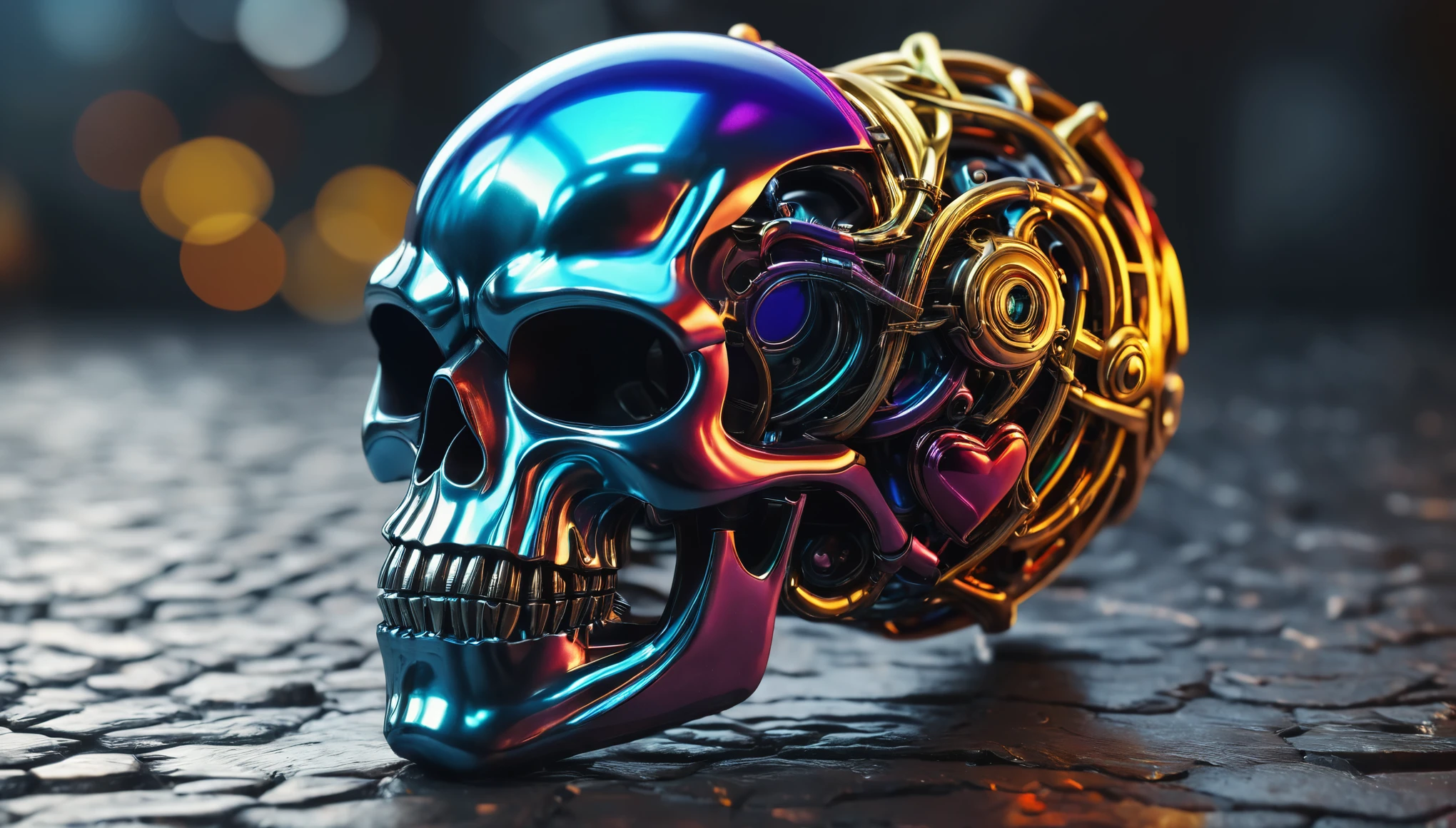 create an image demonstrating the style of ((Metalheart)) style, hyper realistic, 8k, vibrant colors, sharp crisp image