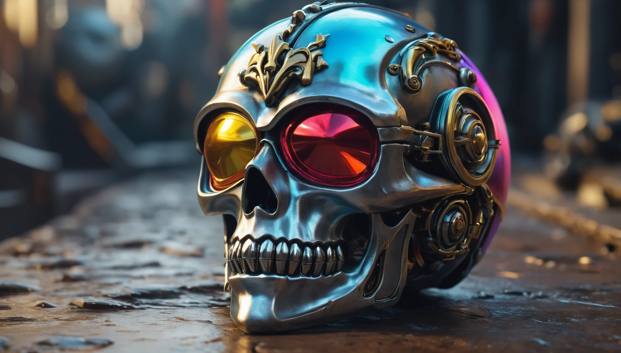 create an image demonstrating the style of ((Metalheart)) style, hyper realistic, 8k, vibrant colors, sharp crisp image