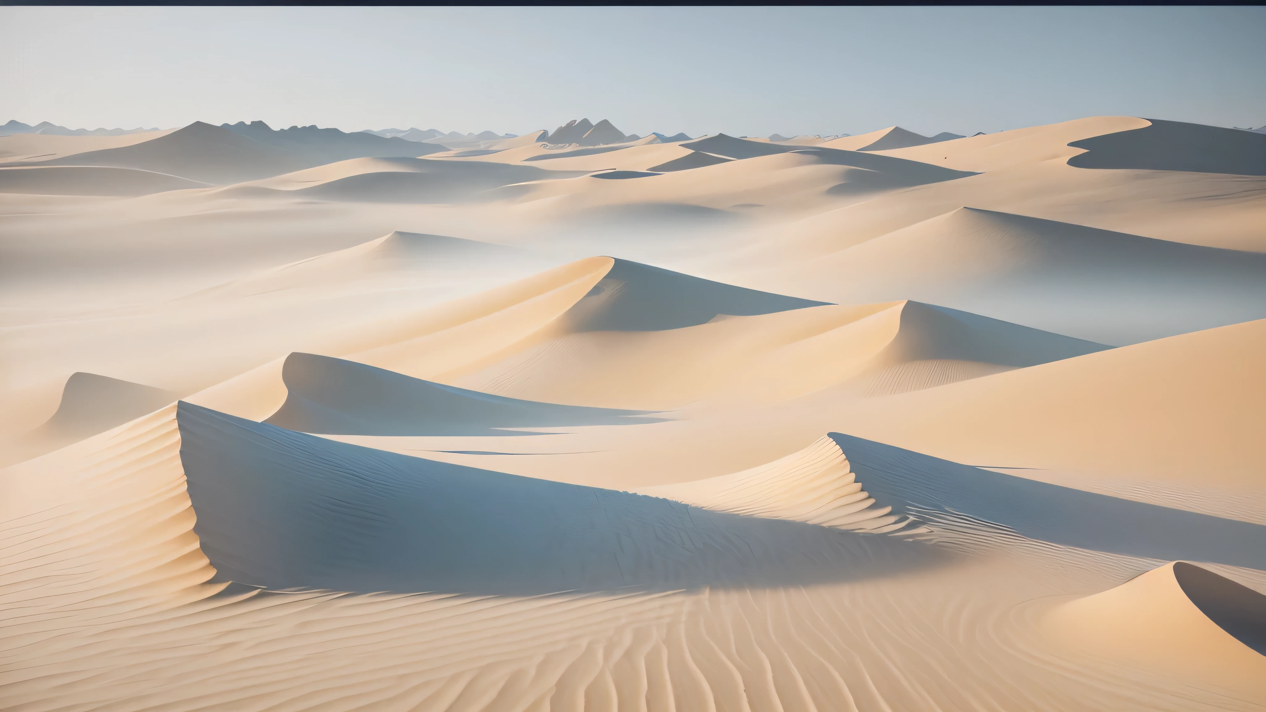 there is a large picture of a desert scene on the wall, 8 k landscape render, rendered in unreal engine 5, 3 d virtual landscape painting, beautiful render of a landscape, 8k matte painting, 8 k matte painting, rendered in rtx, a still of an ethereal, unreal engine 5 environment, 3d landscape, 3 d landscape