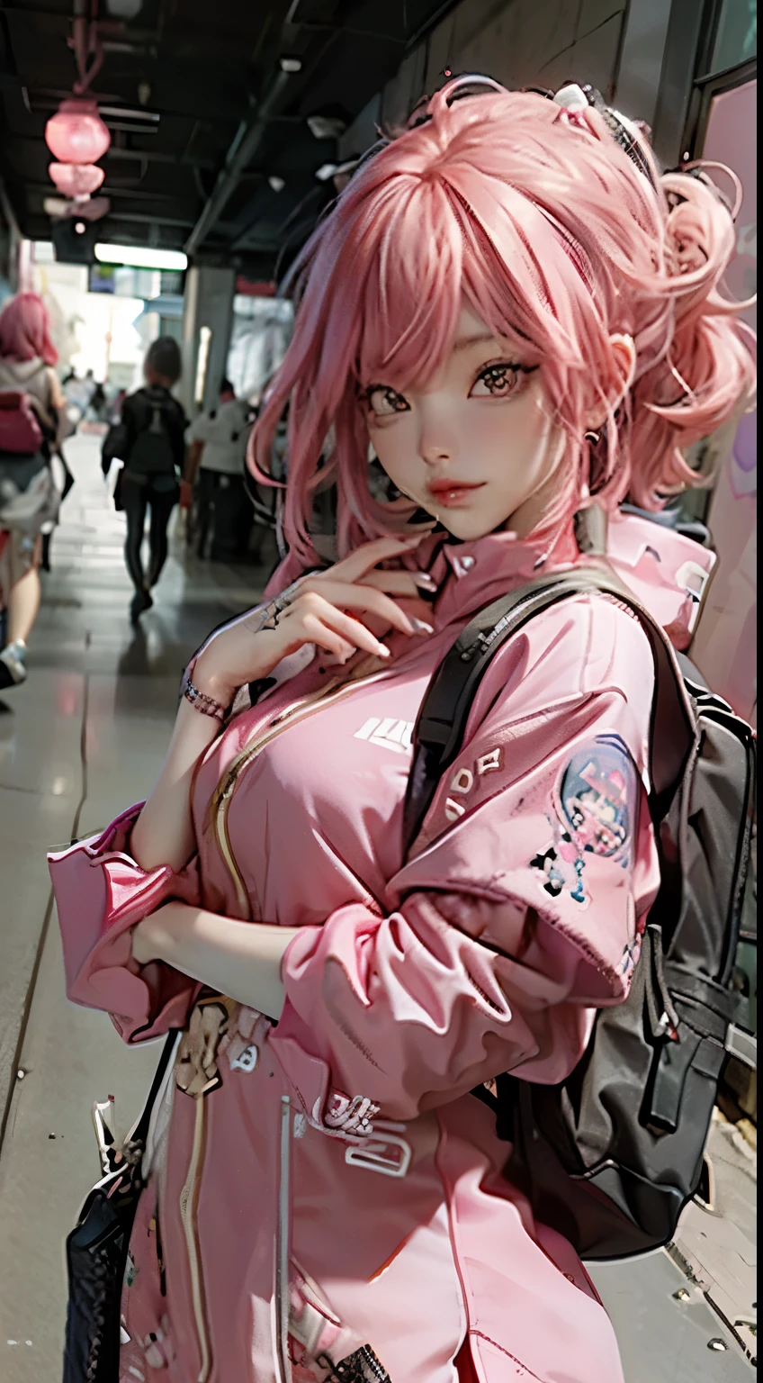 Future pink girl
