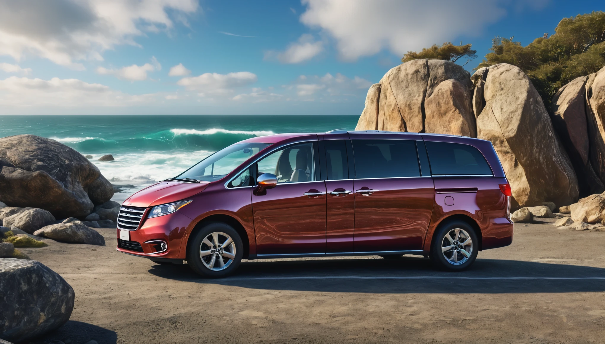 Create imaginative and amazing images demonstrating the style of ((Minivan Rock)), hyper realistic, 8k, vibrant colors, sharp crisp image