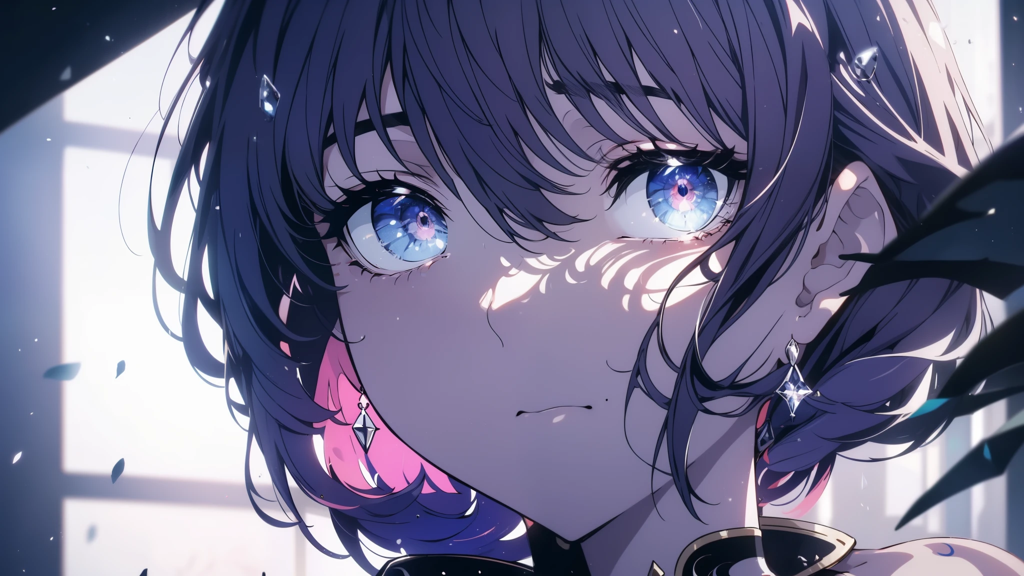 ((8K resolution))、((highest quality))、((masterpiece))、((Super detailed))((((dramatic))),(focus on character)、one person、woman、eight-headed body、glamorous、whole body、naked、全naked、spread your legs、tattoo、smile、stuck out tongue、jagged teeth、double teeth、earrings、dark pubic hair、bristles、wet genitals、sex、sexual intercourse、Clear shadows